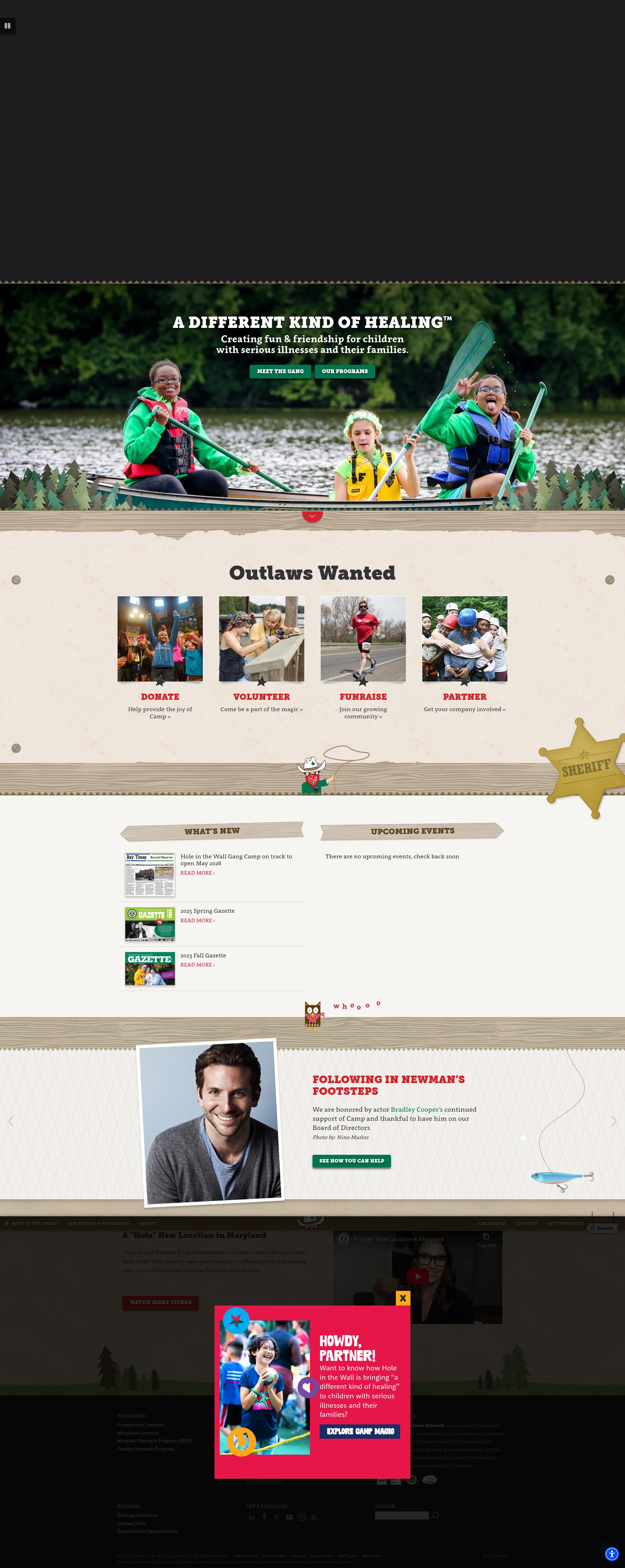 Screenshot of holeinthewallgang.org