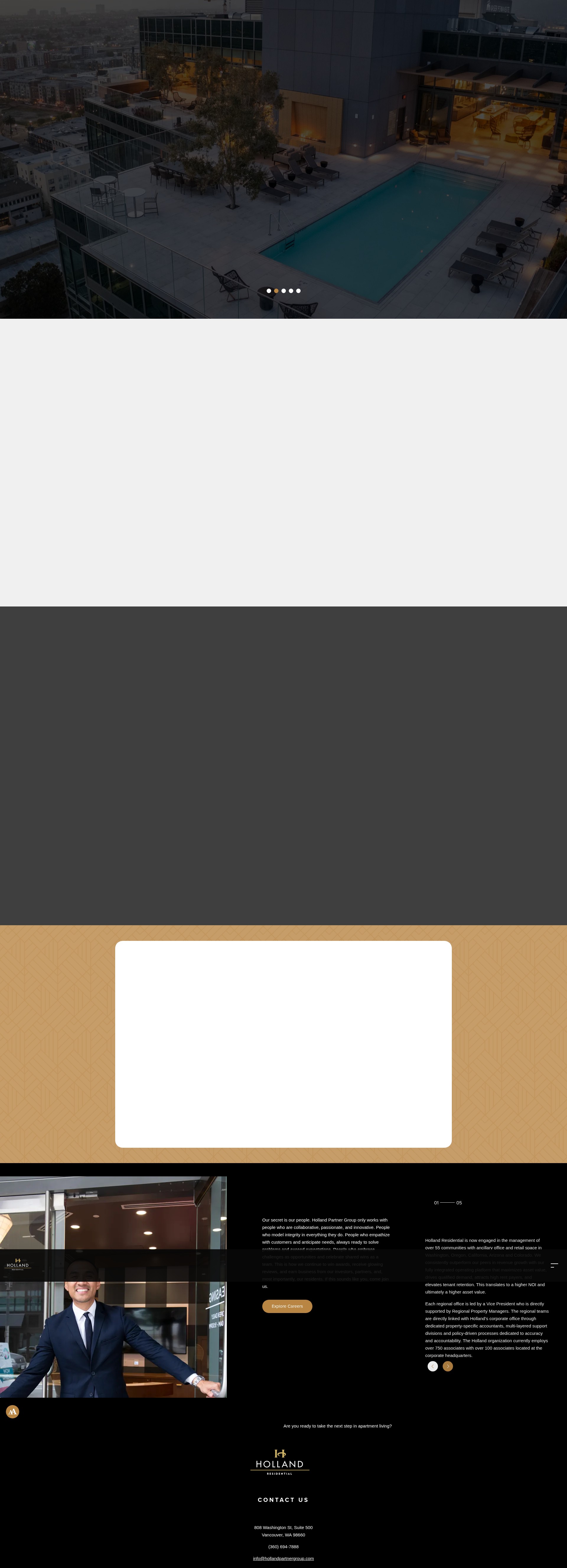 Screenshot of hollandresidential.com