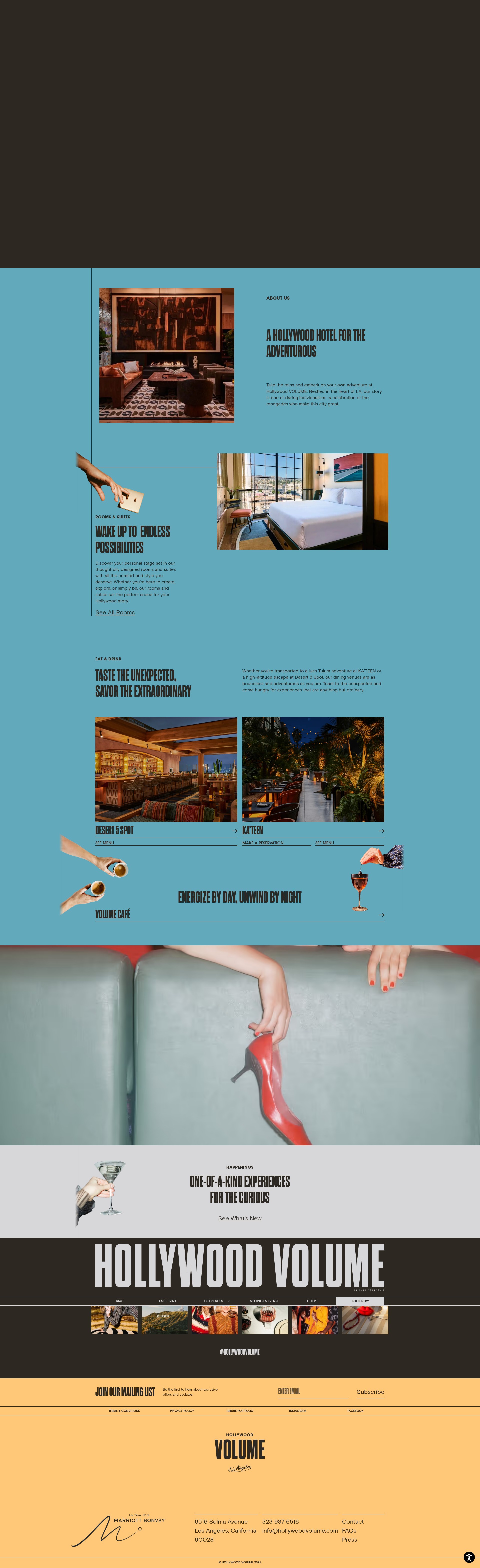 Screenshot of hollywoodvolume.com