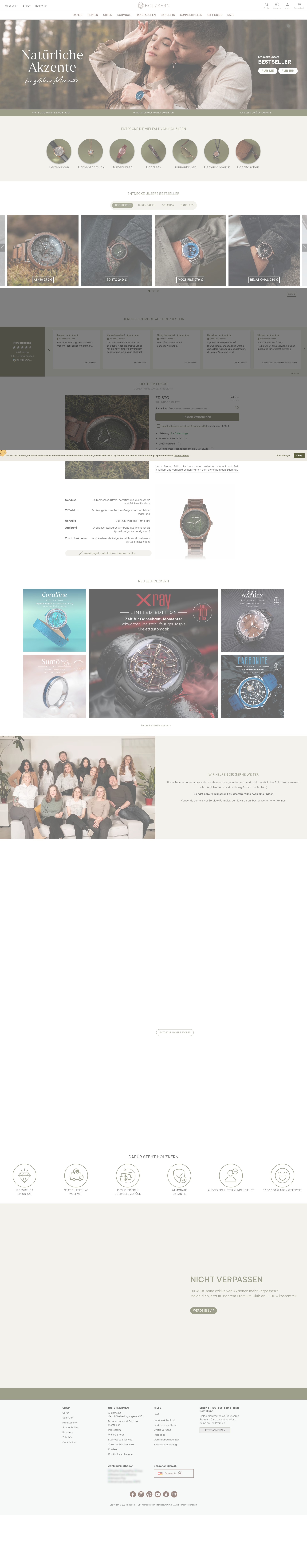 Screenshot of holzkern.com