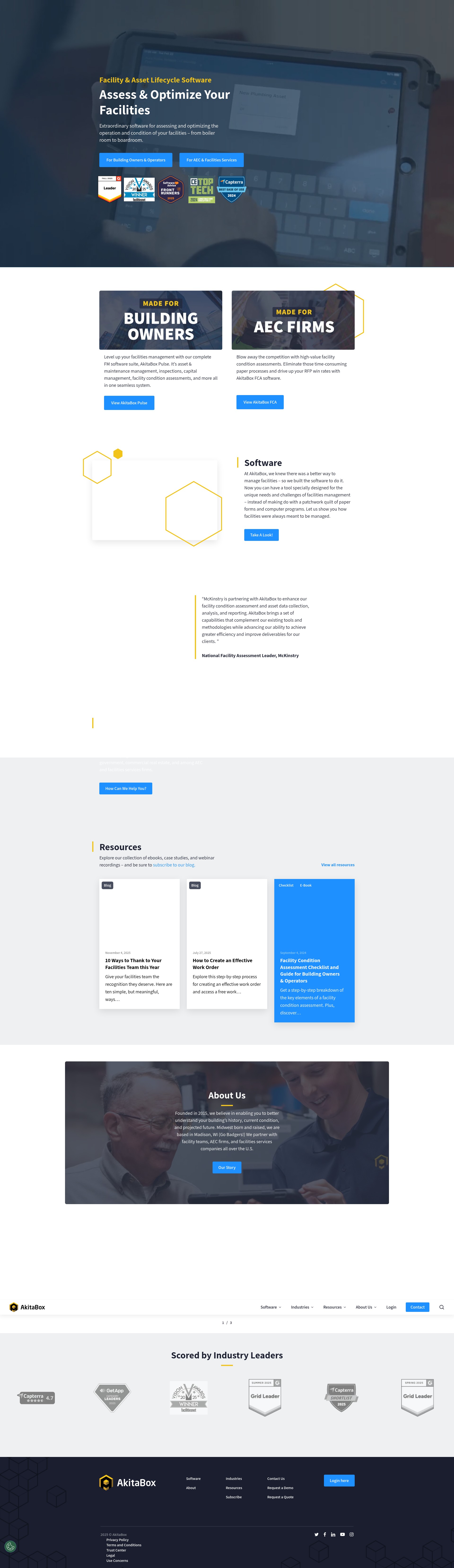 Screenshot of home.akitabox.com