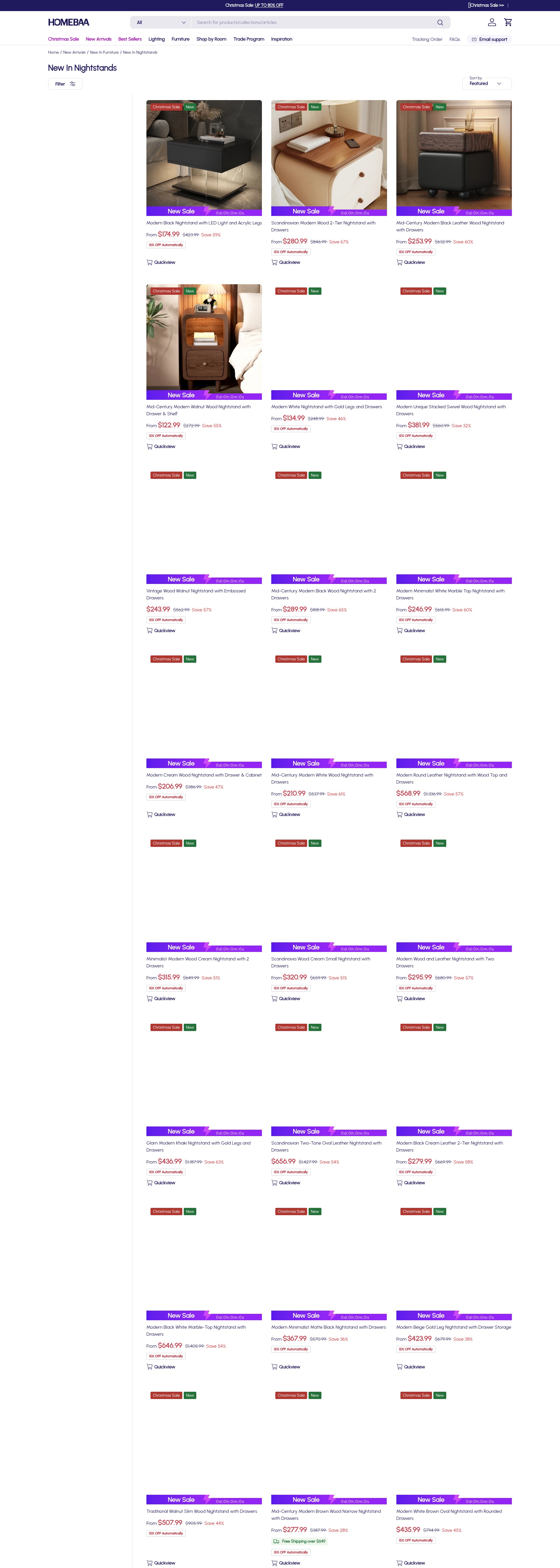 Screenshot of homebaa.com