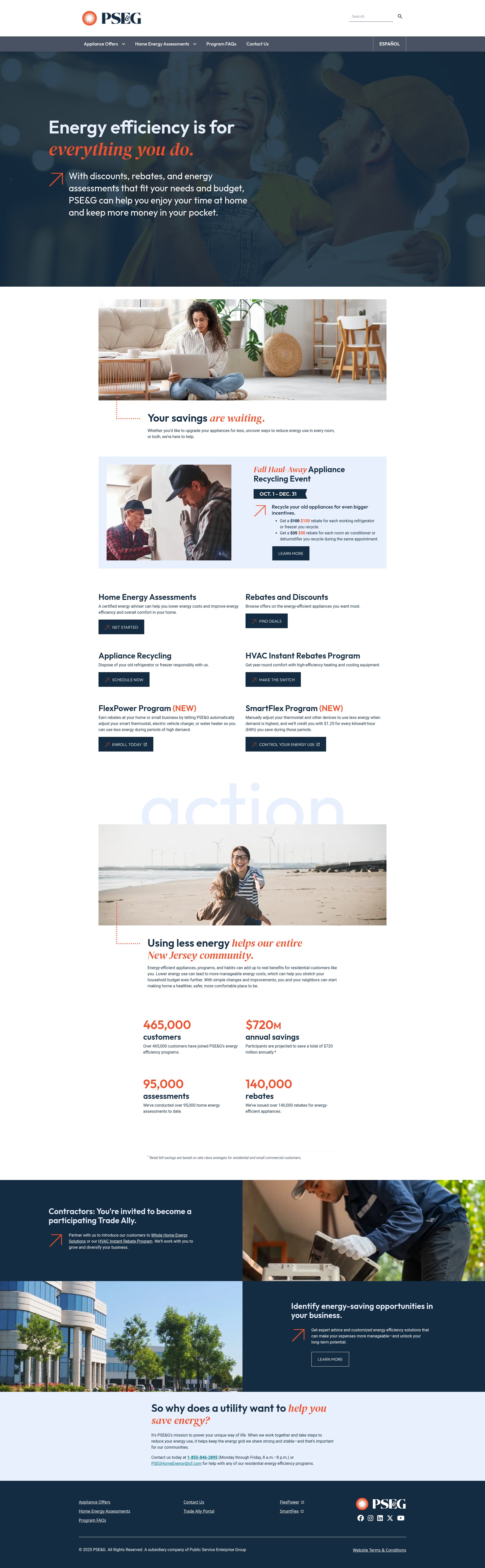 Screenshot of homeenergy.pseg.com