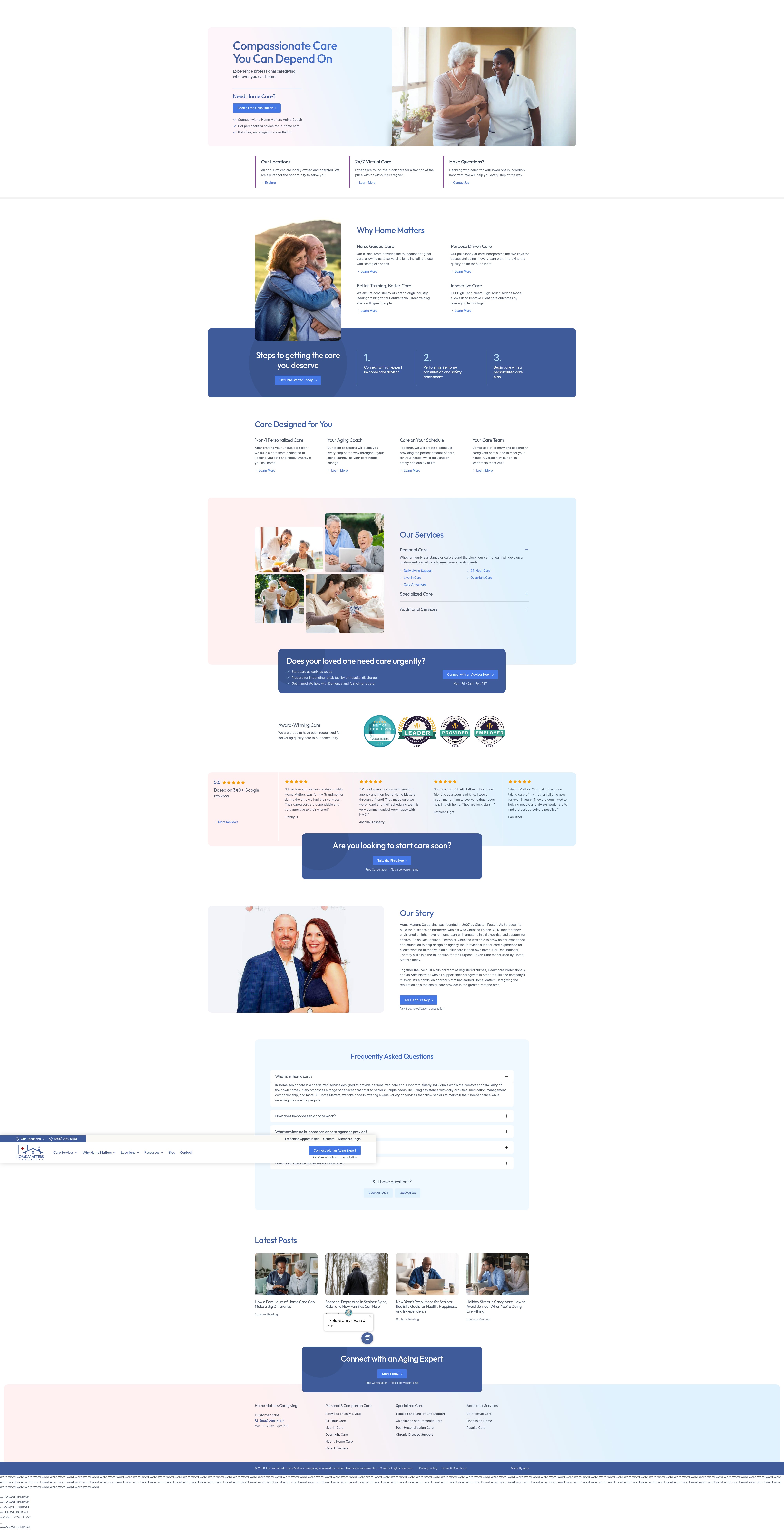 Screenshot of homematters.com