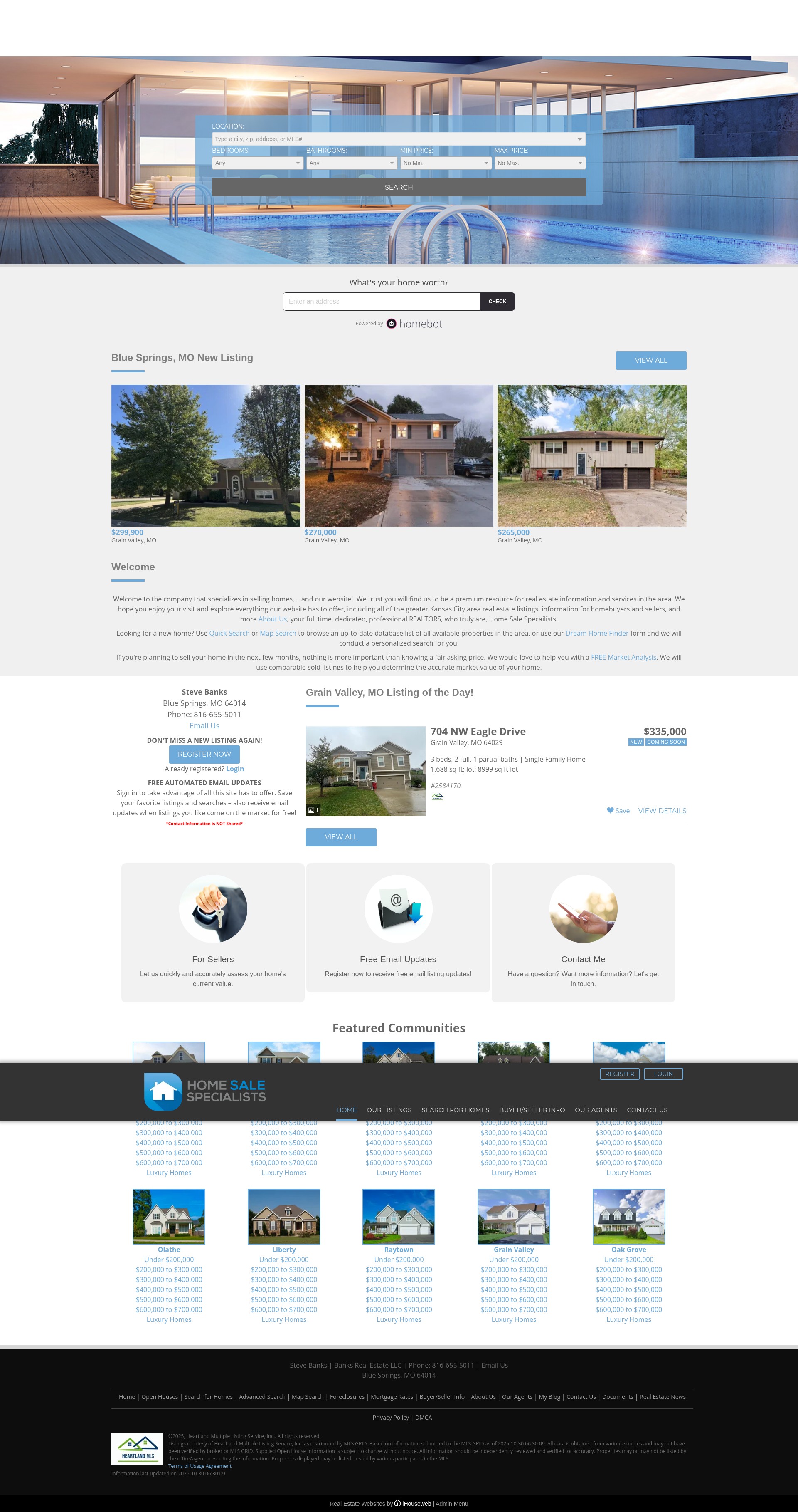 Screenshot of homesalespecialists.com