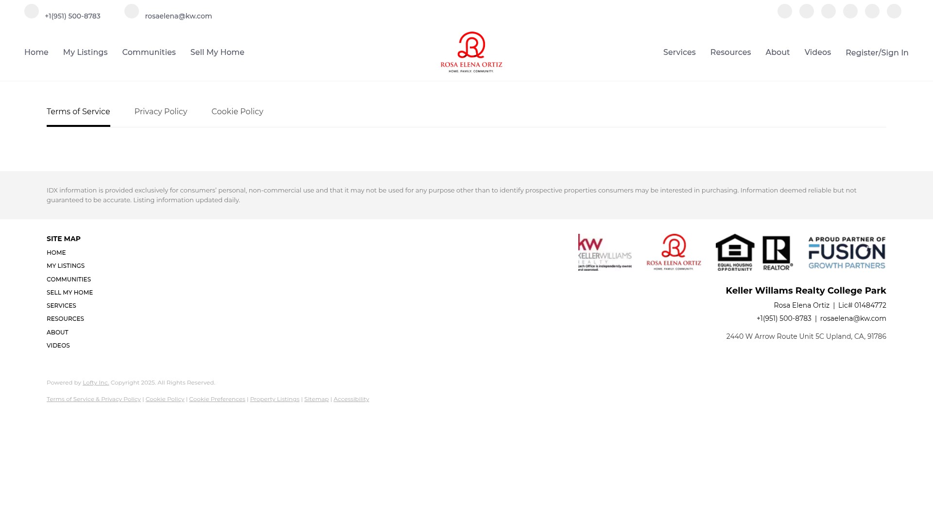Screenshot of homesbyrosaortiz.com
