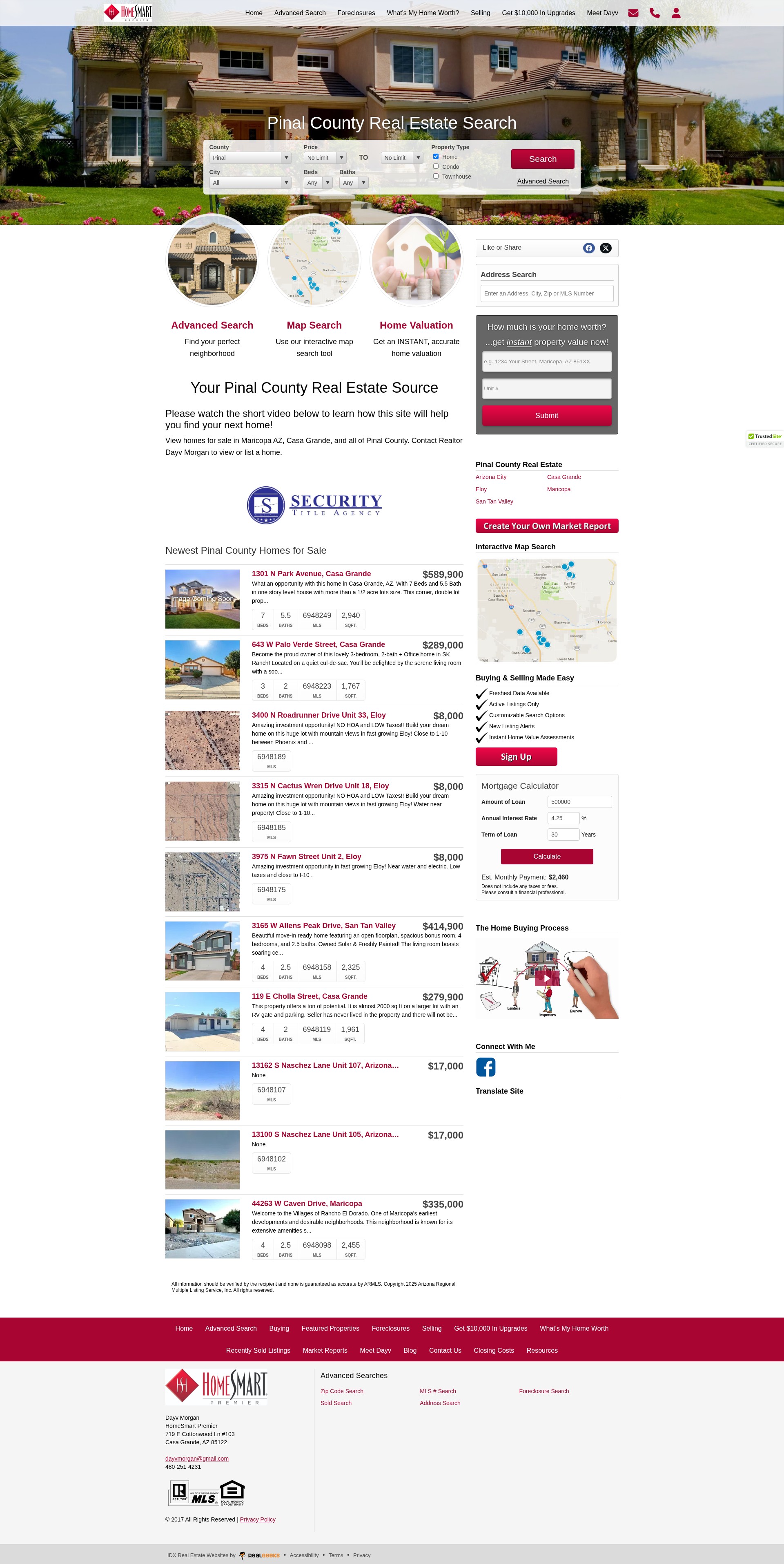 Screenshot of homesmartsuccess.com