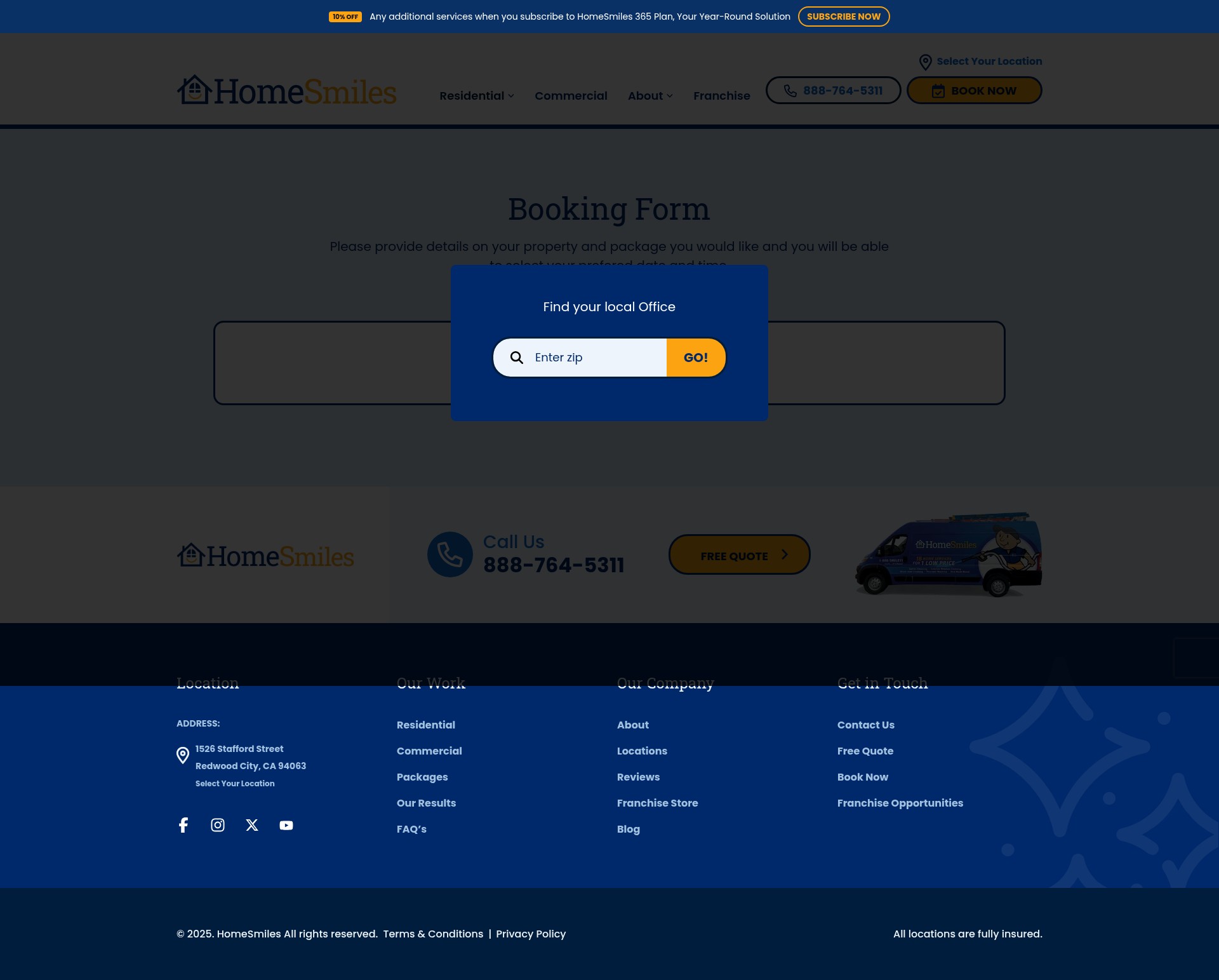 Screenshot of homesmiles.com