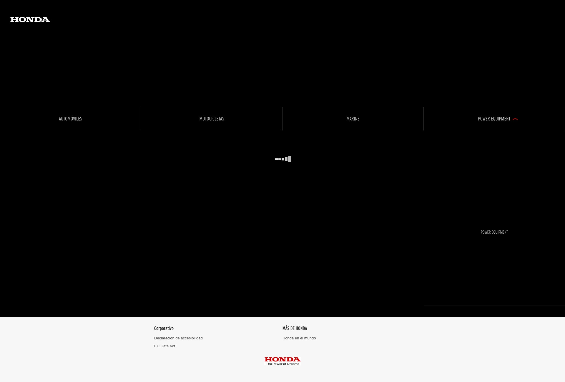 Screenshot of honda.es