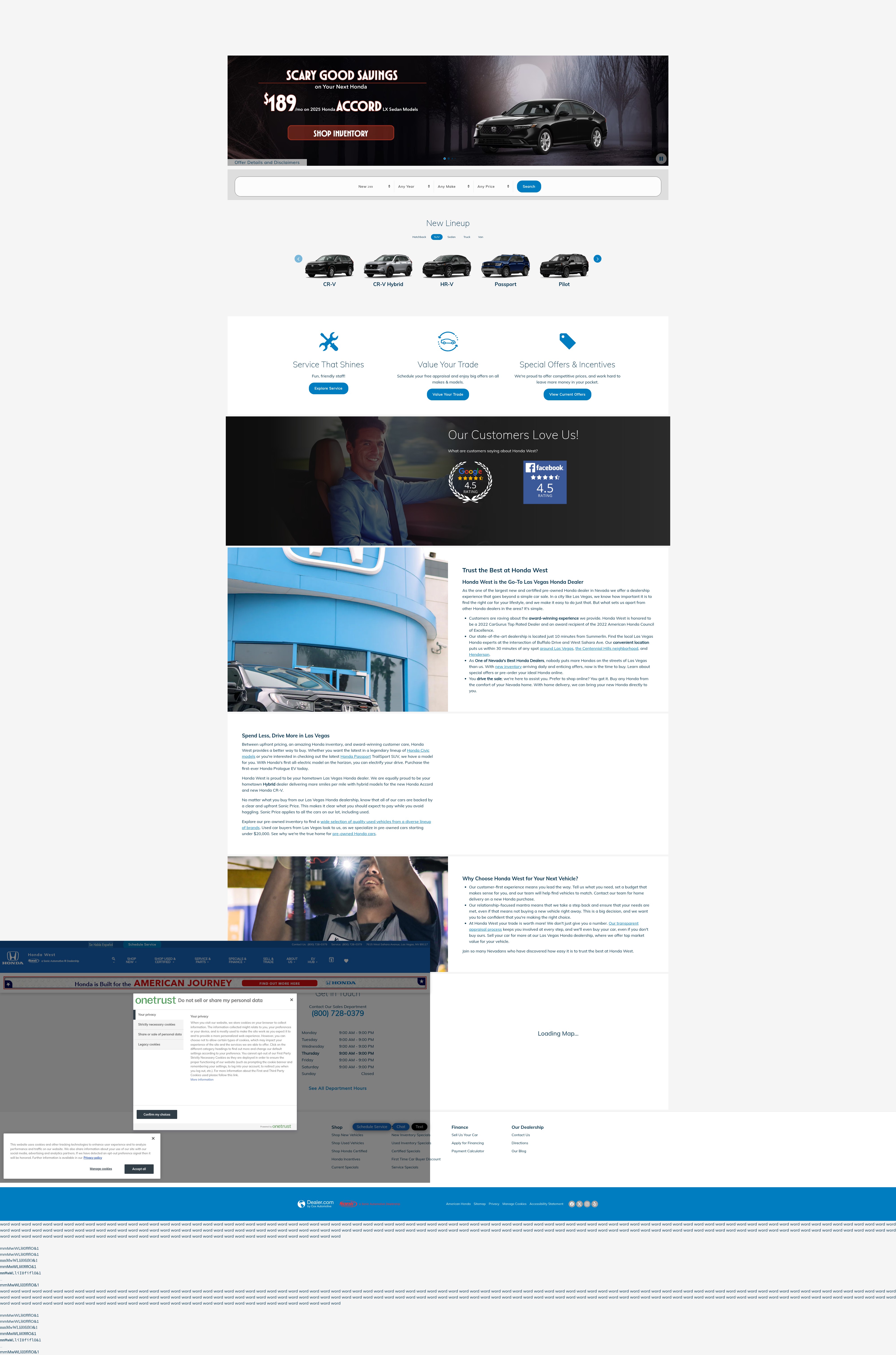 Screenshot of hondawest.net