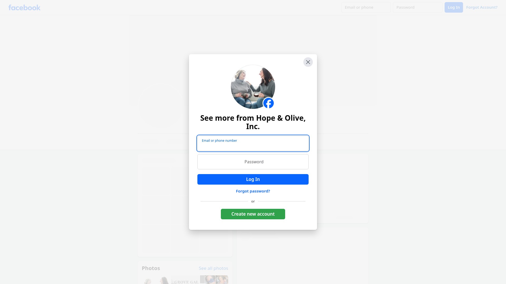 Screenshot of hopeandolive.org