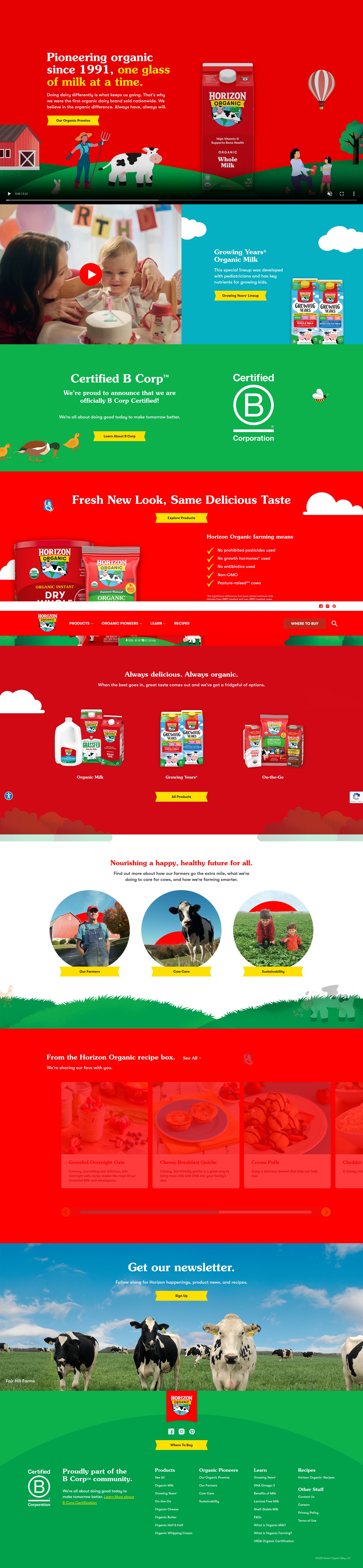 Screenshot of horizon.com