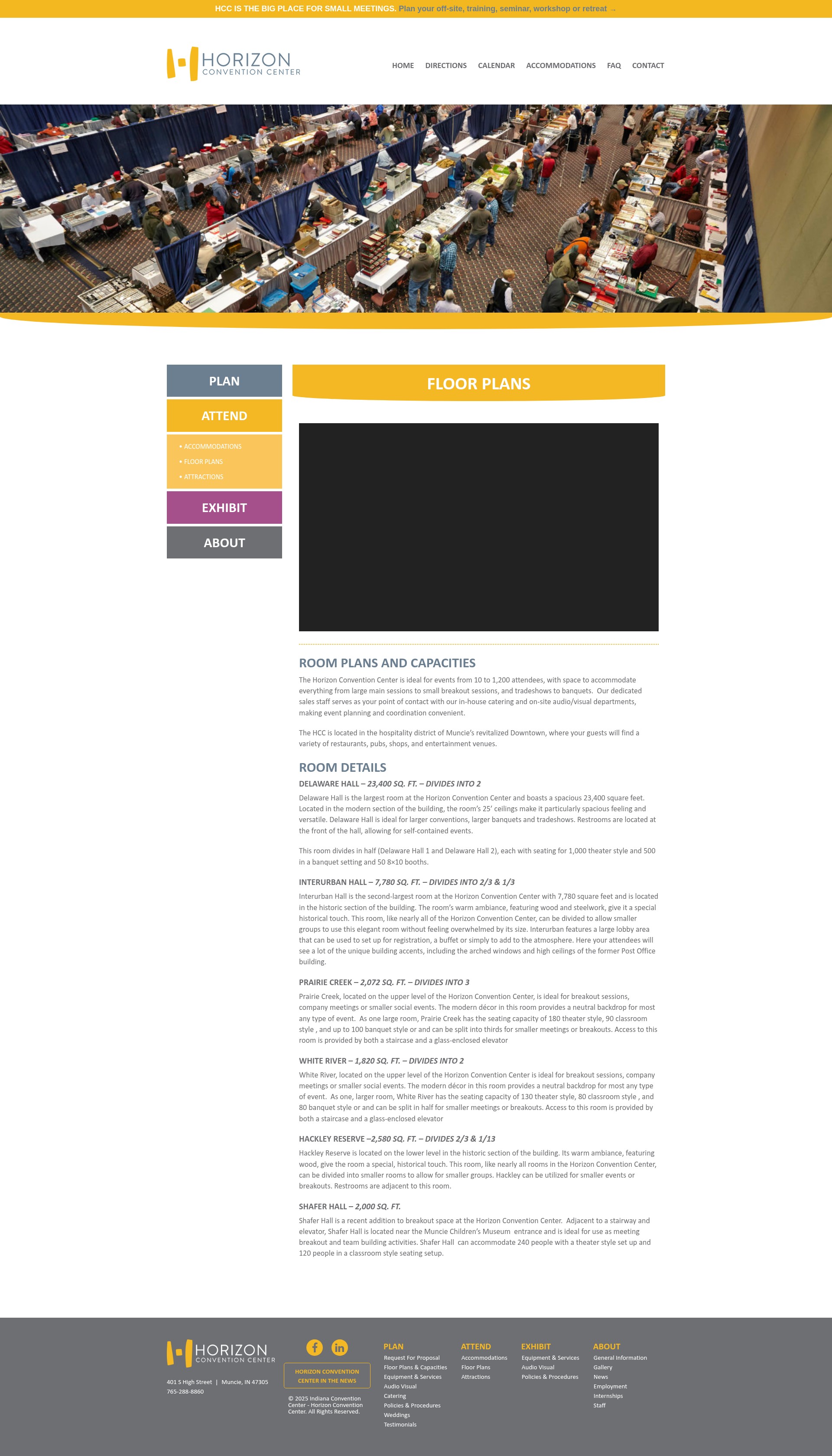 Screenshot of horizonconvention.com