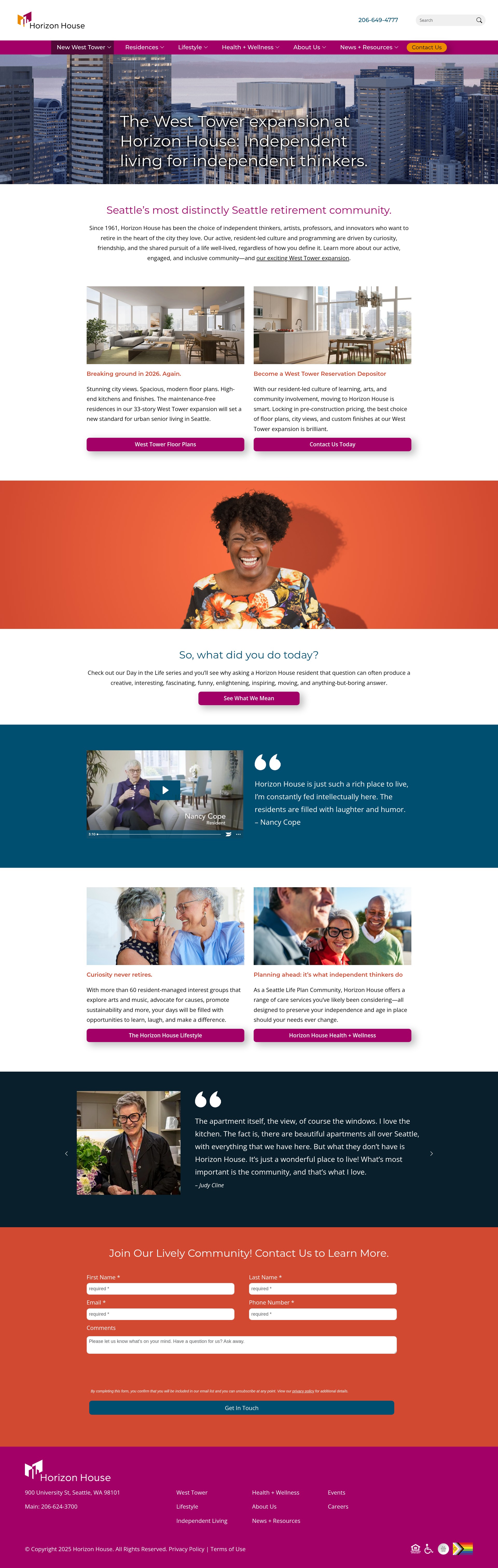 Screenshot of horizonhouse.org