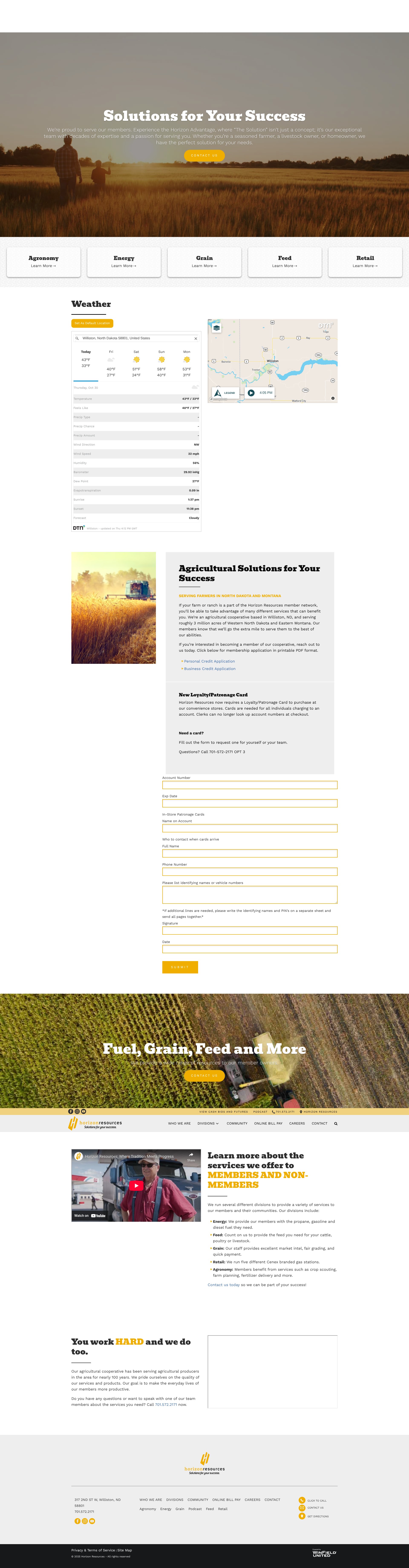 Screenshot of horizonresources.coop