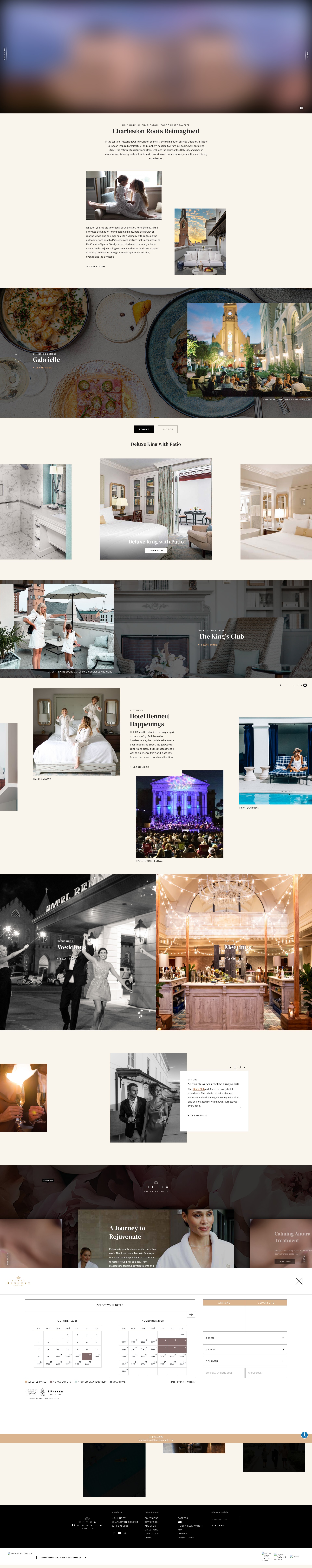Screenshot of hotelbennett.com