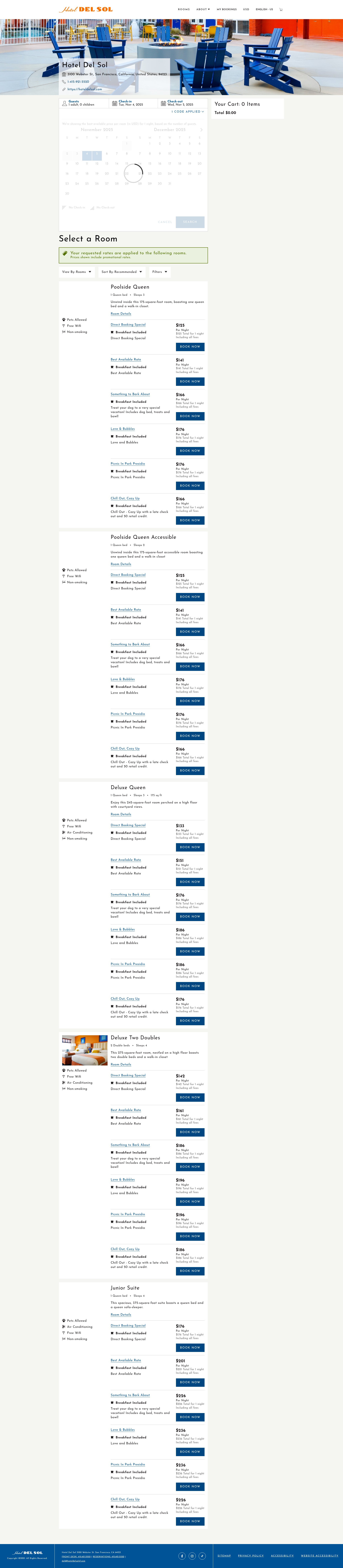 Screenshot of hoteldelsol.com