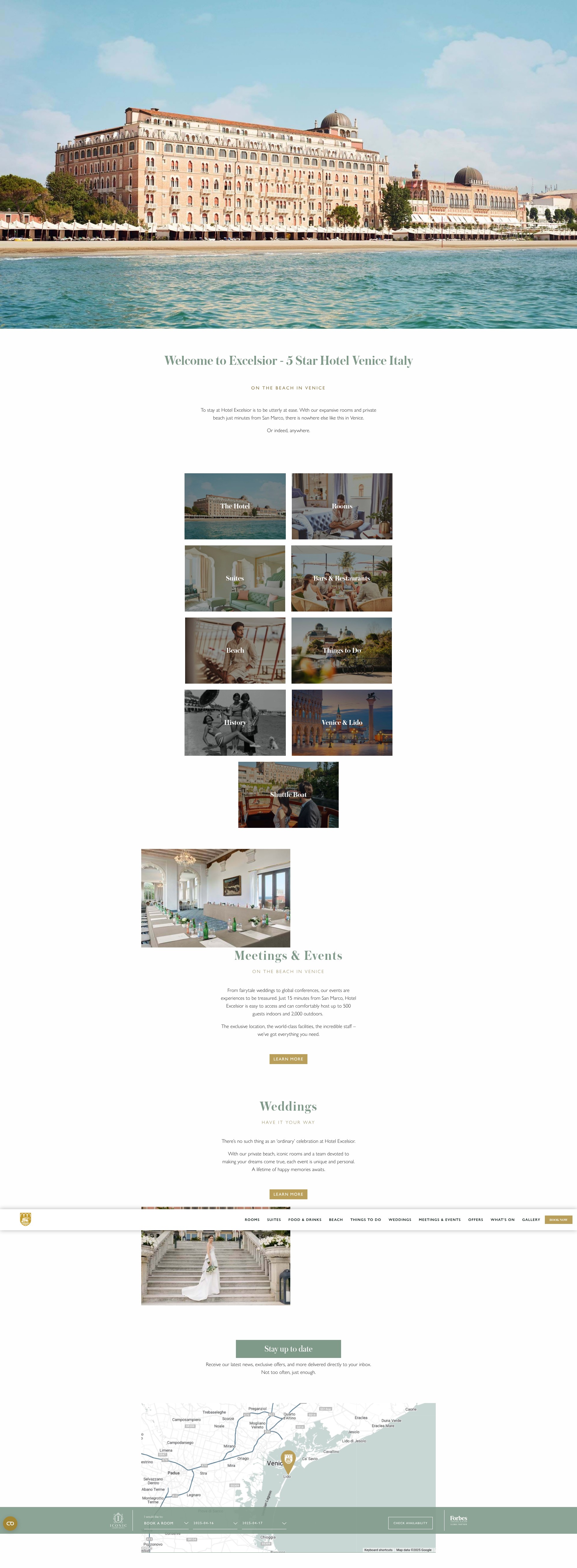 Screenshot of hotelexcelsiorvenezia.com