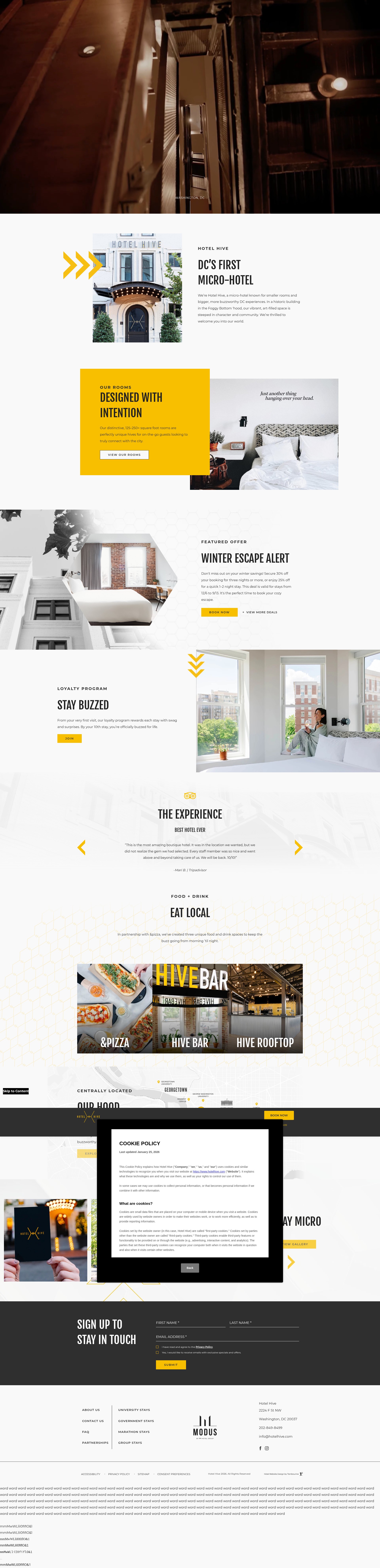 Screenshot of hotelhive.com