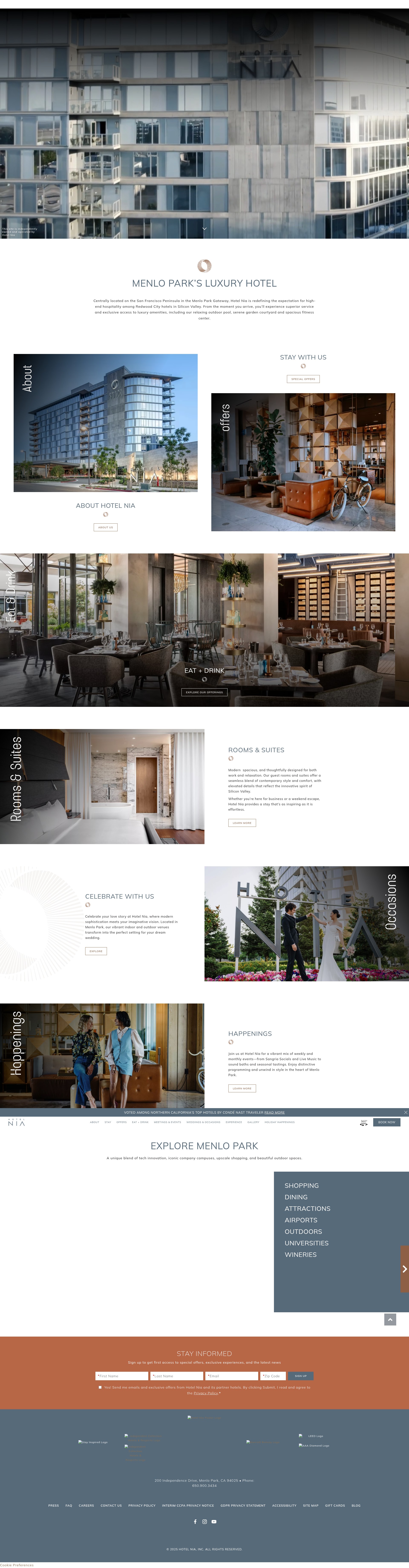Screenshot of hotelnia.com
