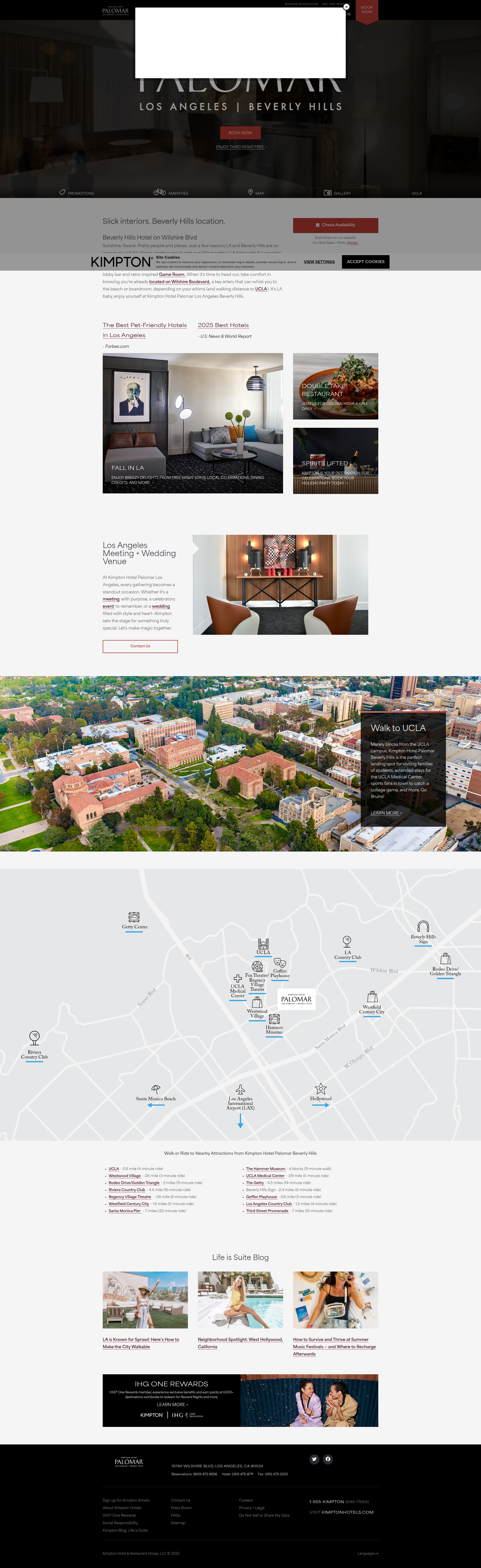 Screenshot of hotelpalomar-beverlyhills.com