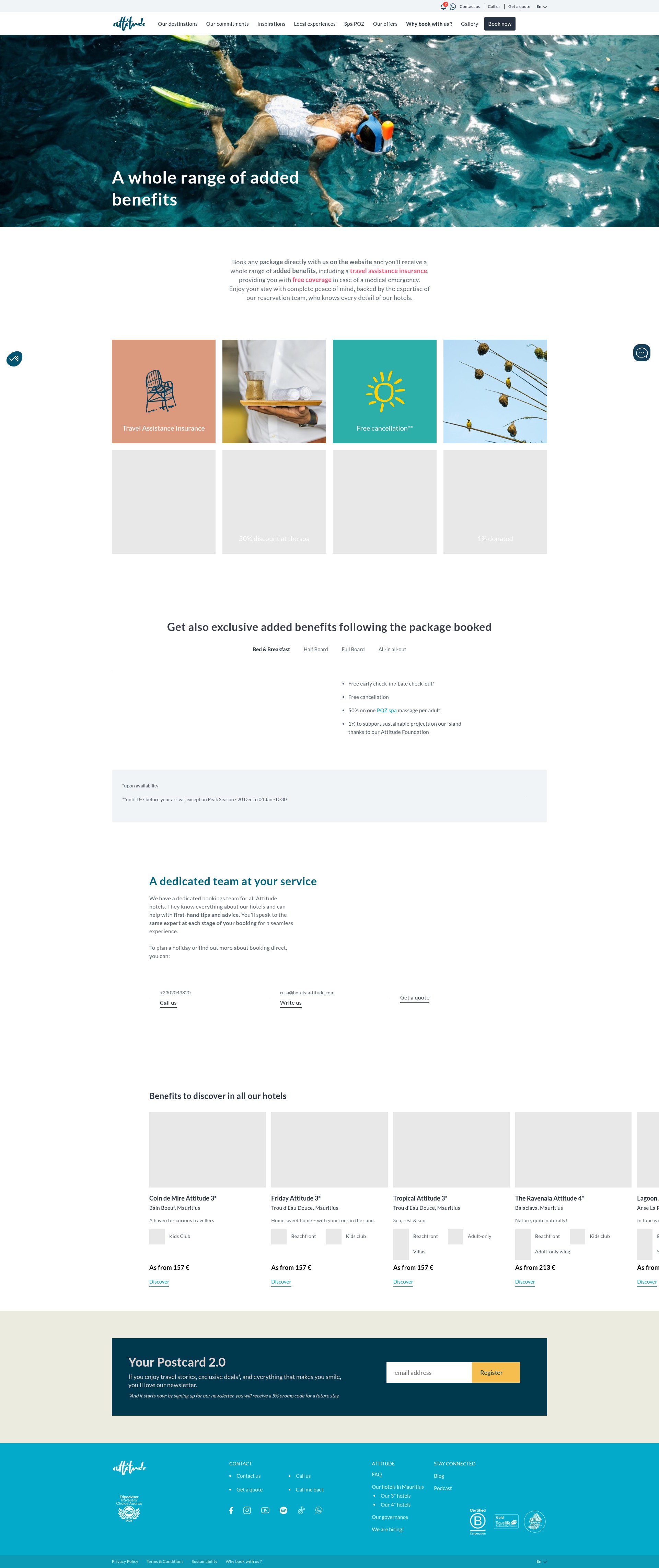Screenshot of hotels-attitude.com