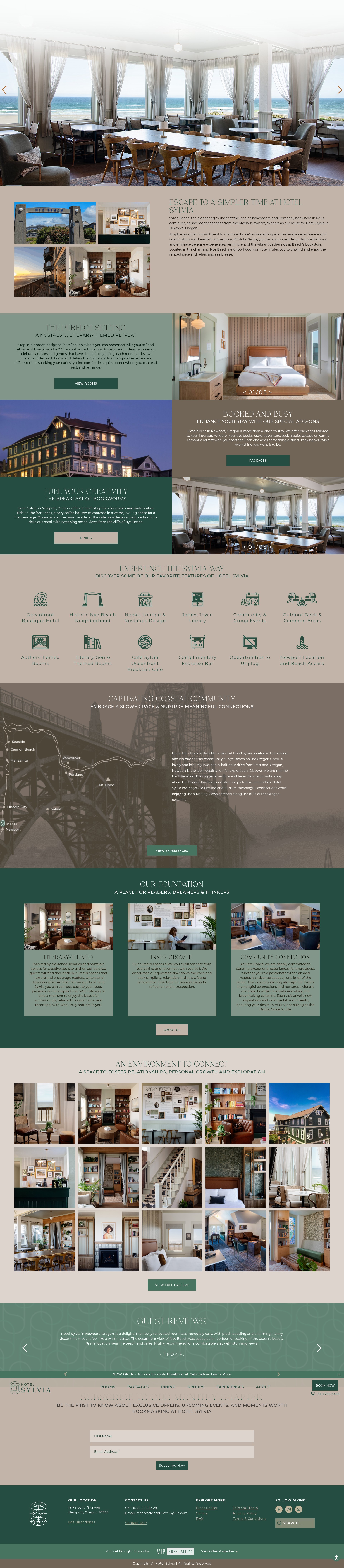 Screenshot of hotelsylvia.com
