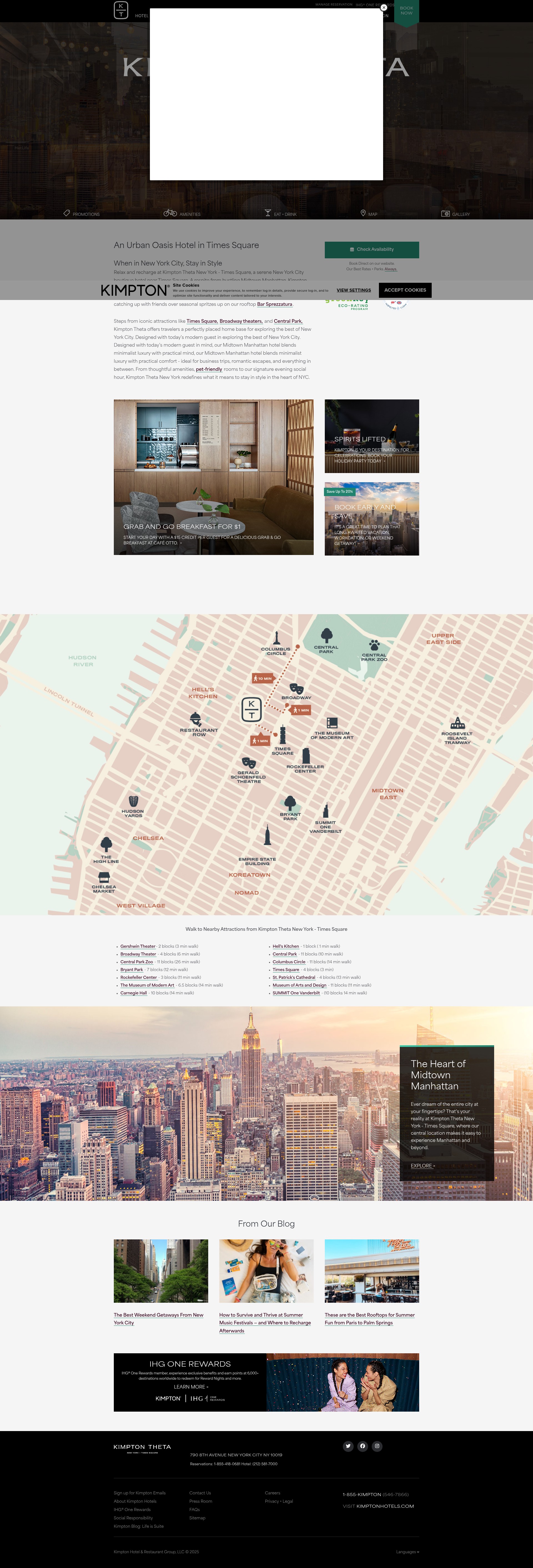 Screenshot of hoteltheta.com