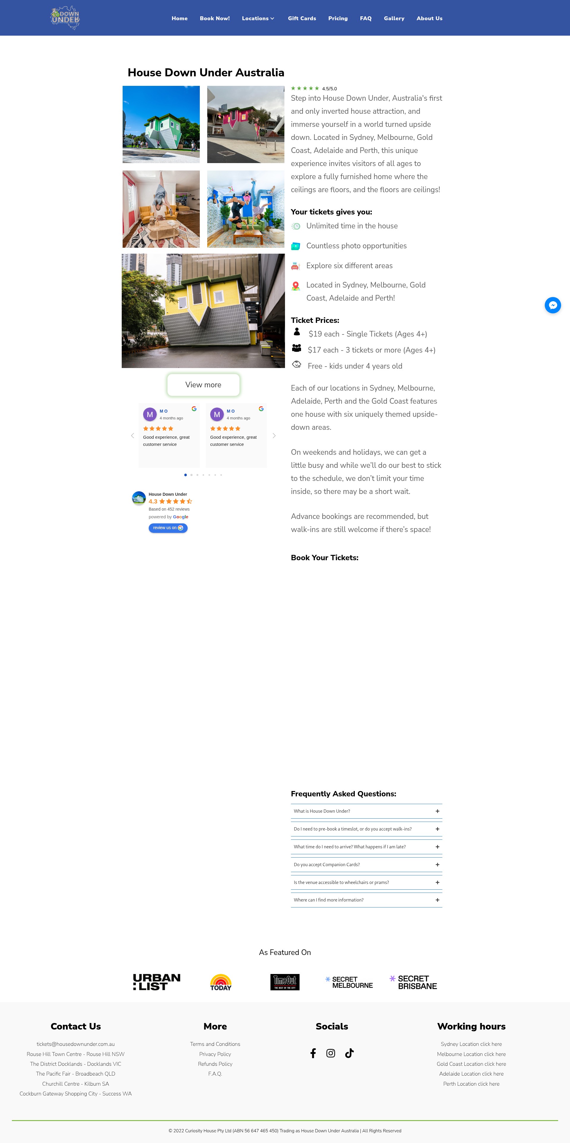 Screenshot of housedownunder.com.au