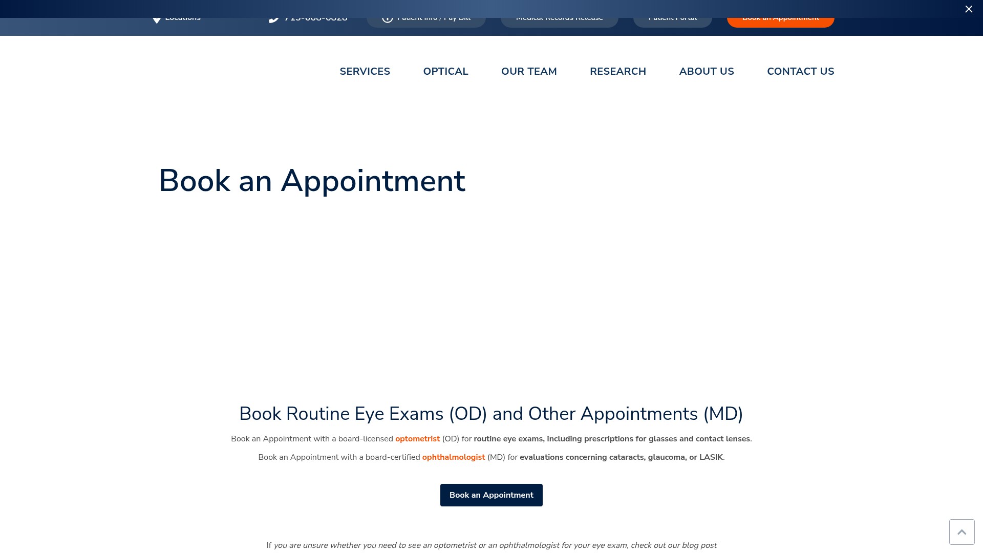 Screenshot of houstoneye.com