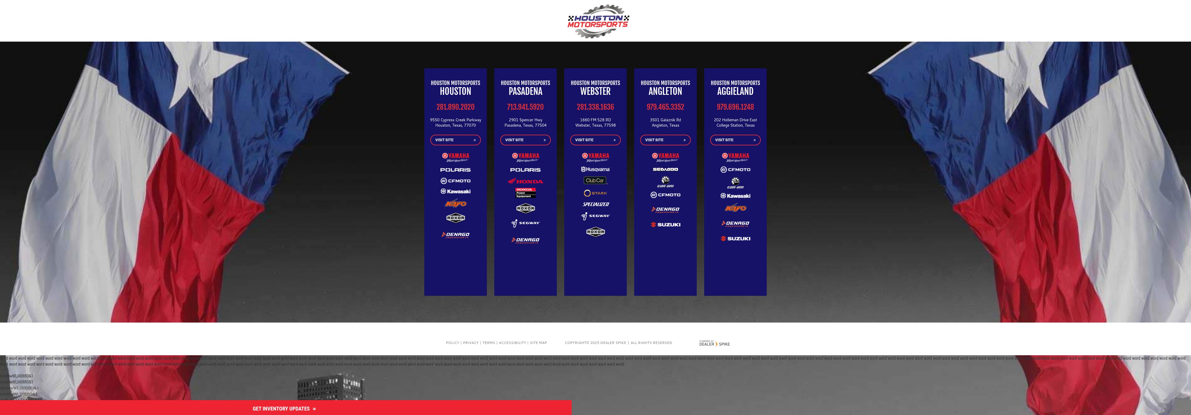 Screenshot of houstonmotorsports.com