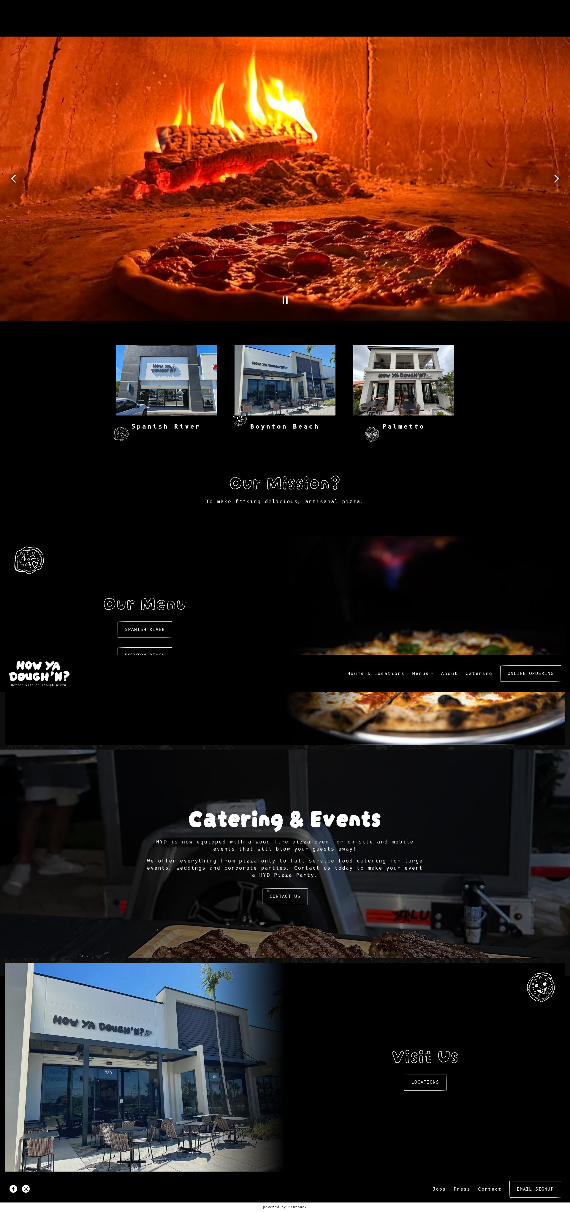 Screenshot of howyadoughn.com