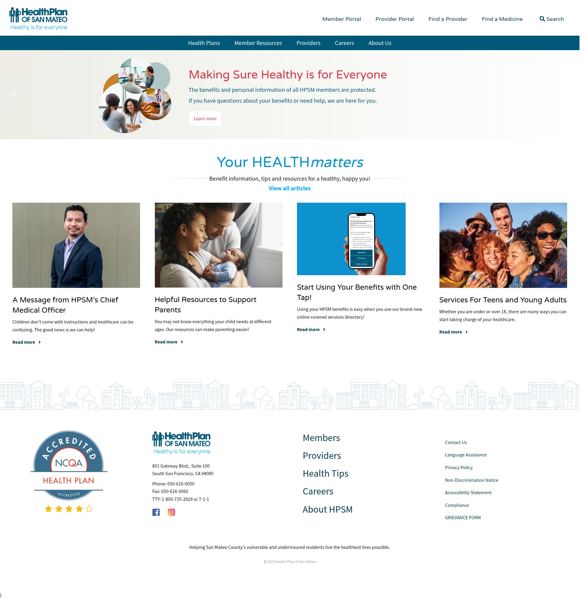 Screenshot of hpsm.org