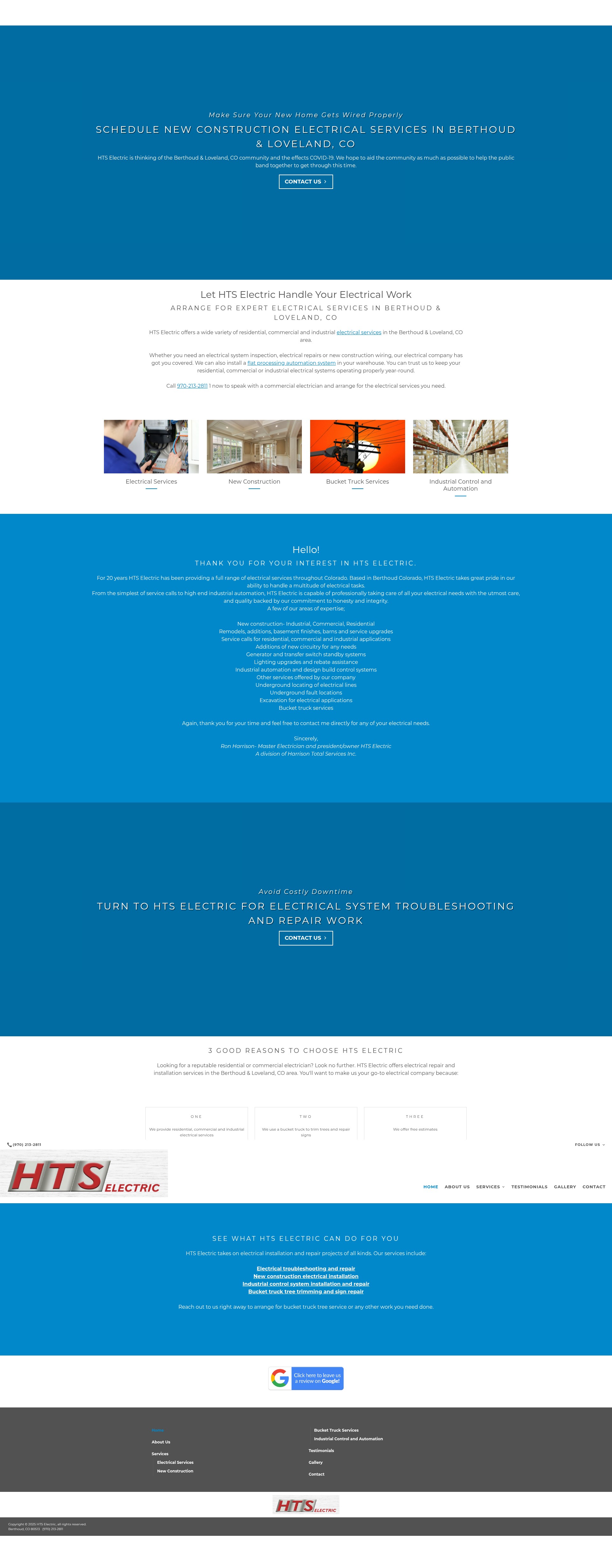 Screenshot of htselectric.com