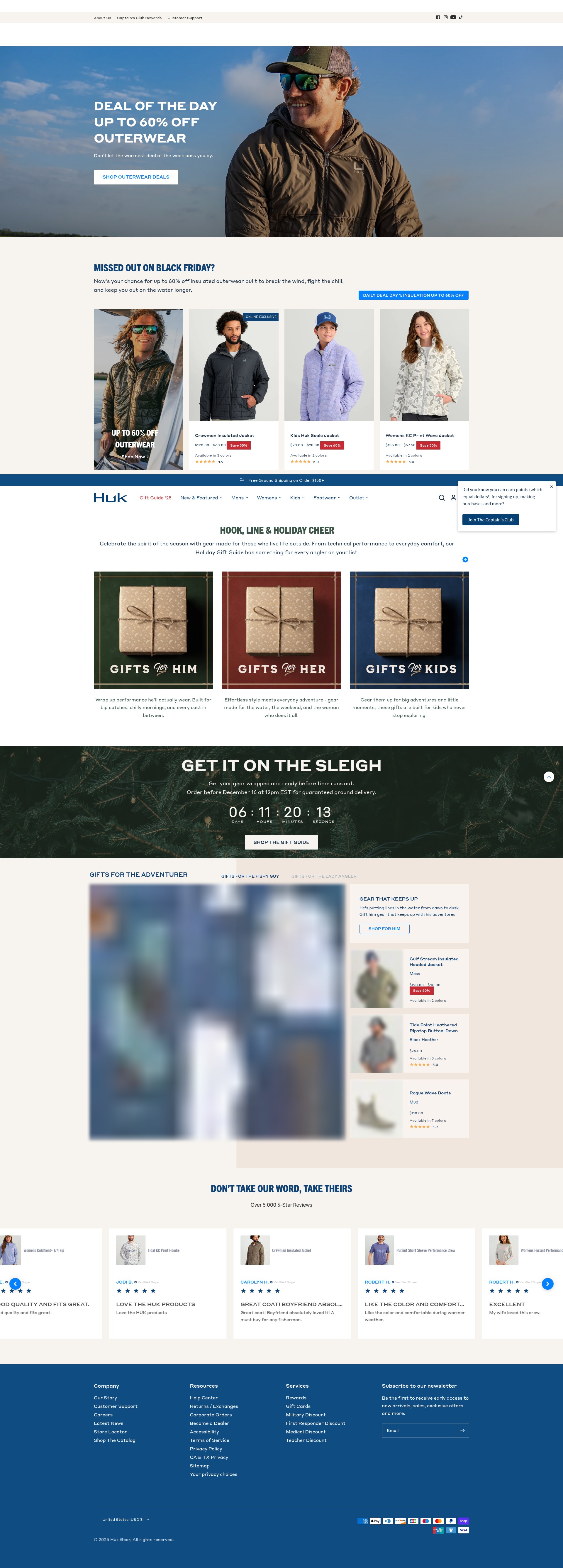 Screenshot of huk.com