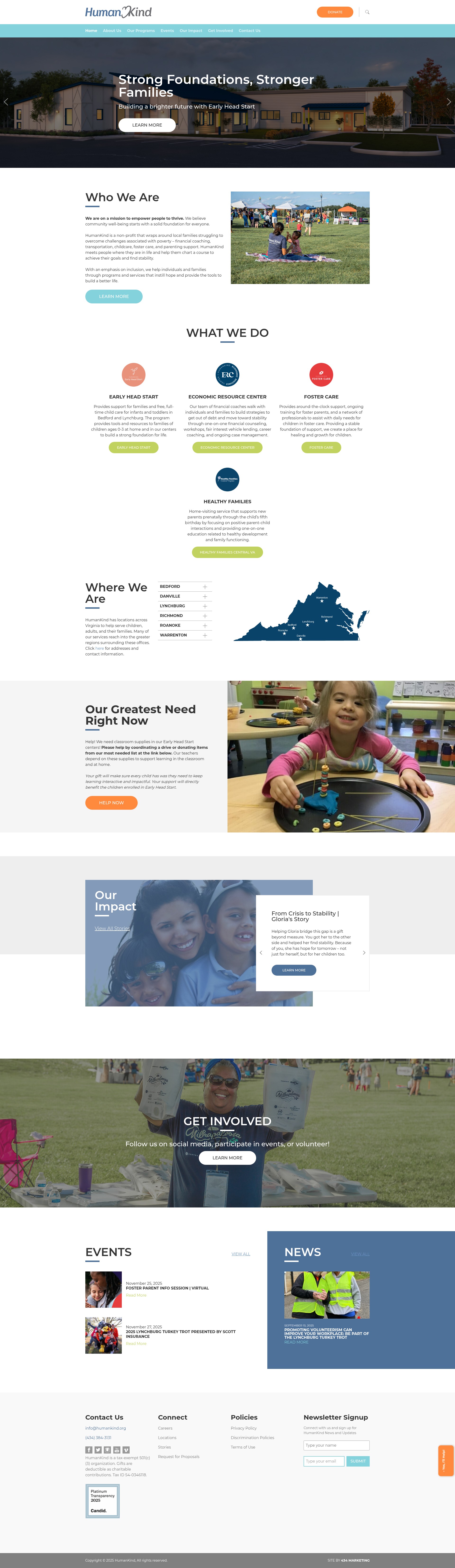 Screenshot of humankind.org