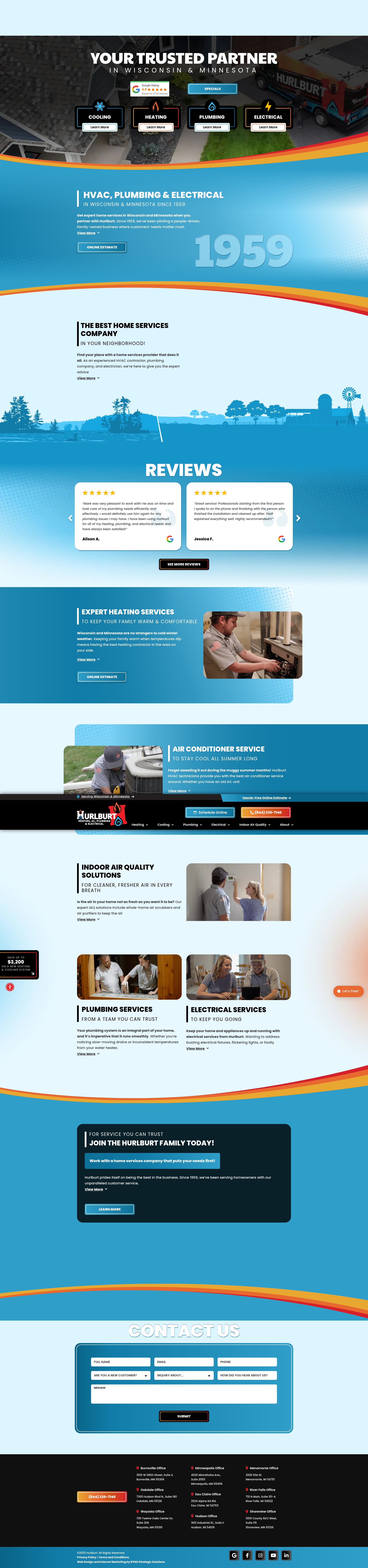 Screenshot of hurlburthp.com
