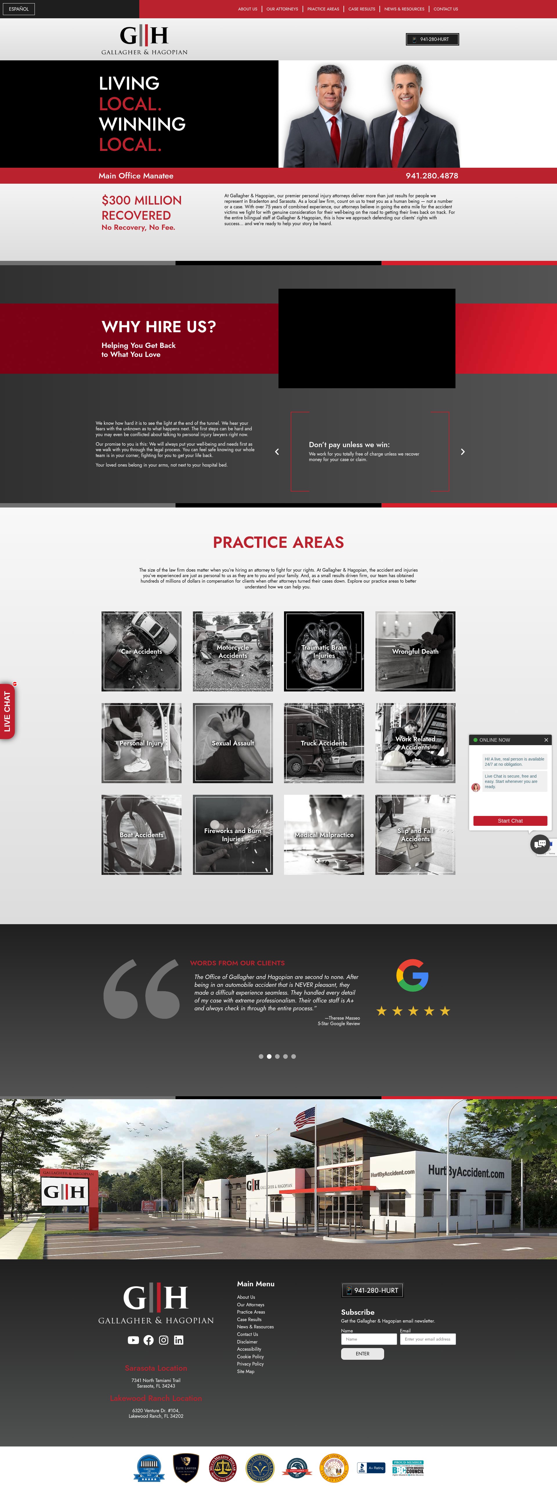 Screenshot of hurtbyaccident.com