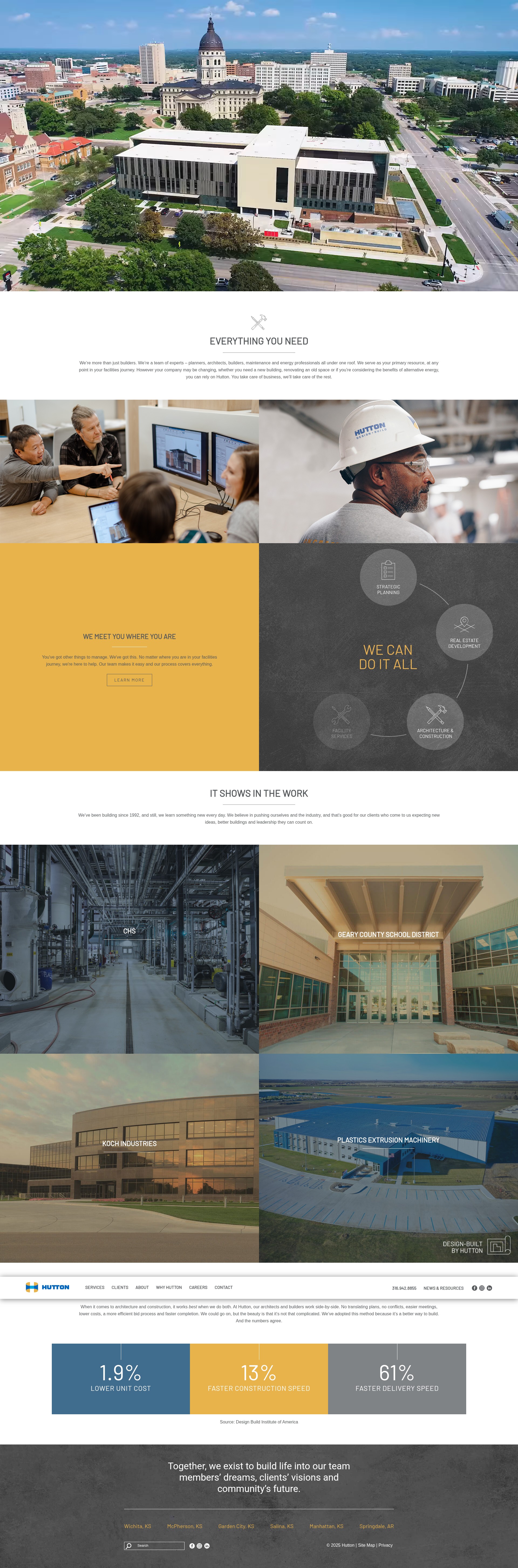 Screenshot of huttonbuilds.com