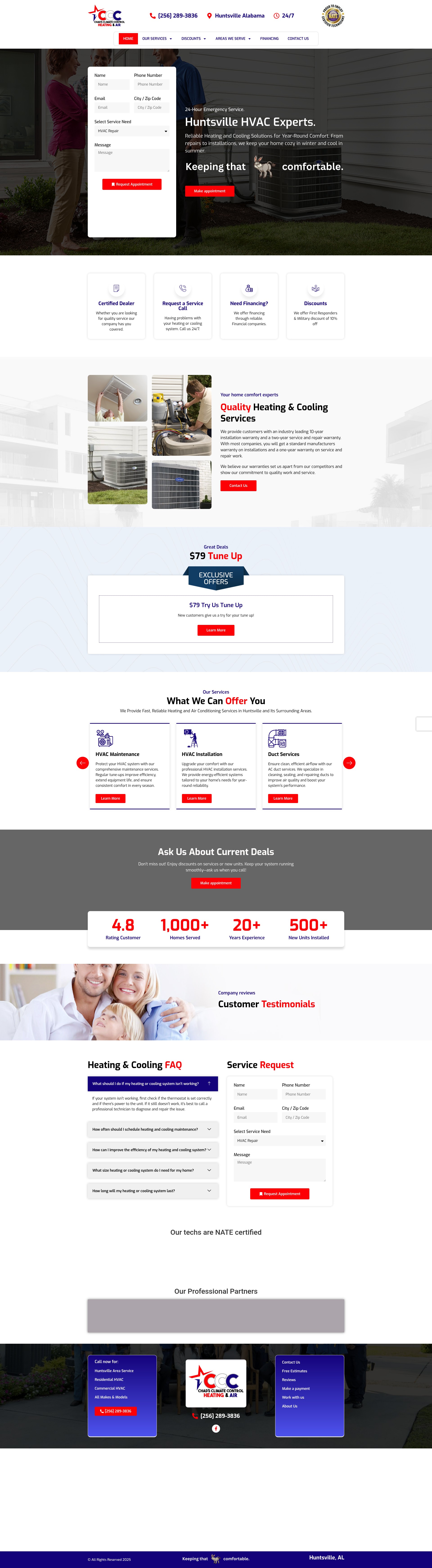 Screenshot of hvachsv.com