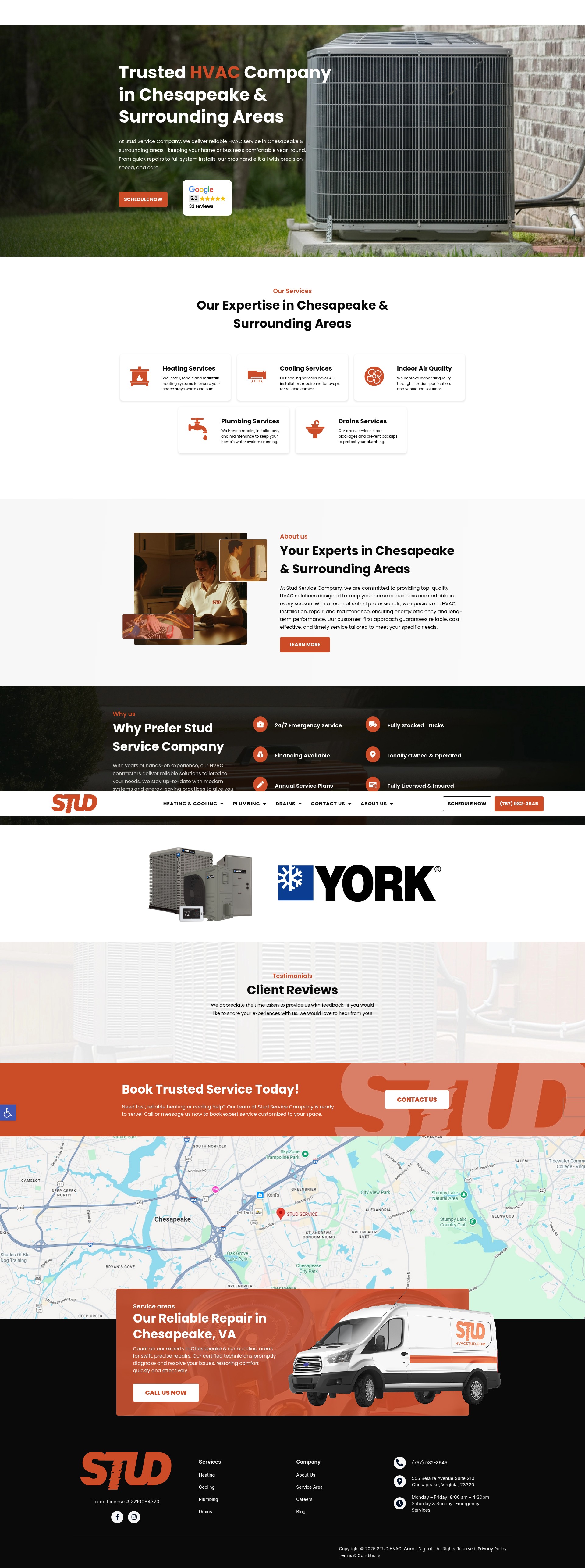 Screenshot of hvacstud.com