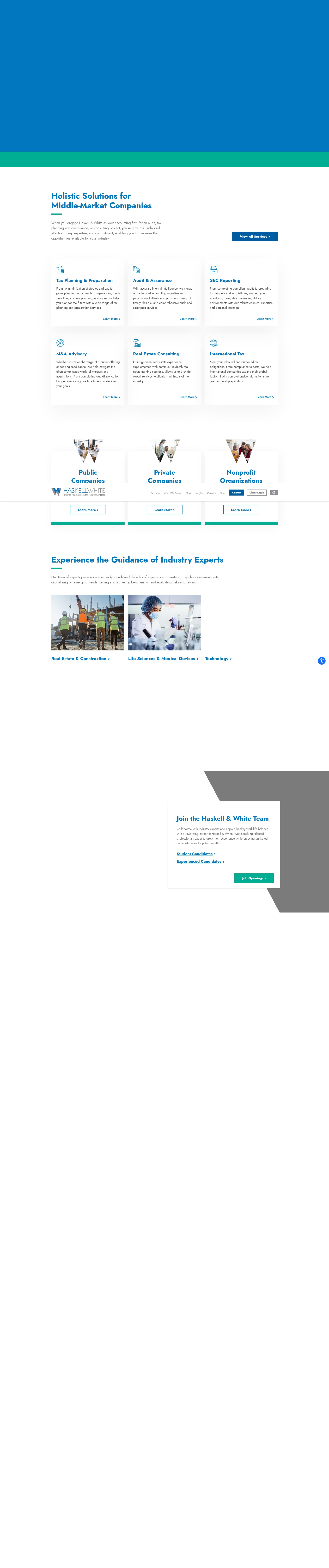 Screenshot of hwcpa.com