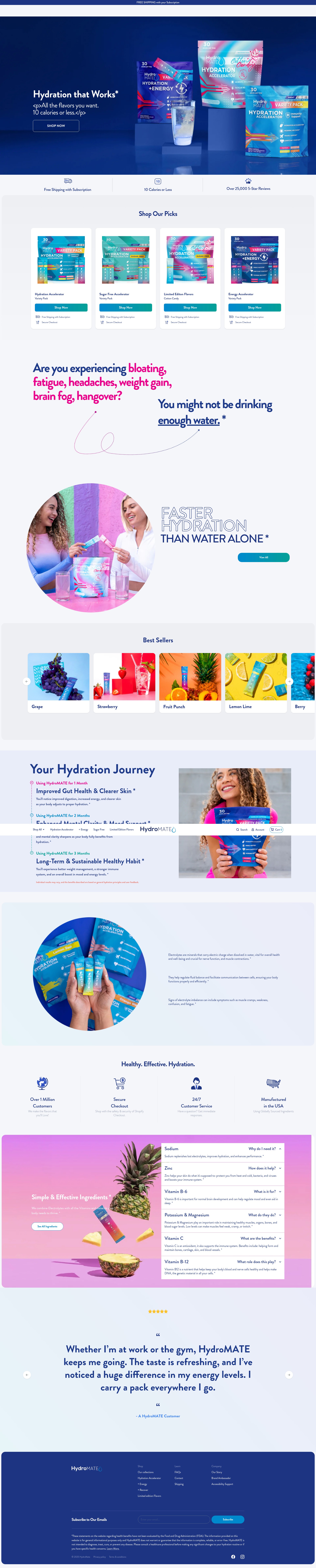 Screenshot of hydromateusa.com