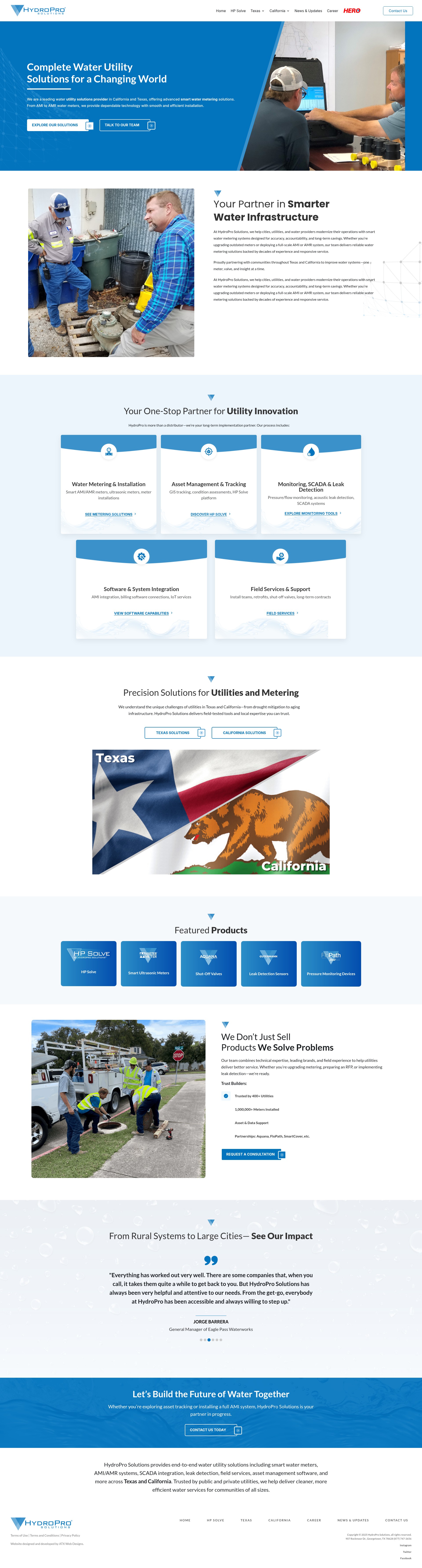 Screenshot of hydroprosolutions.com