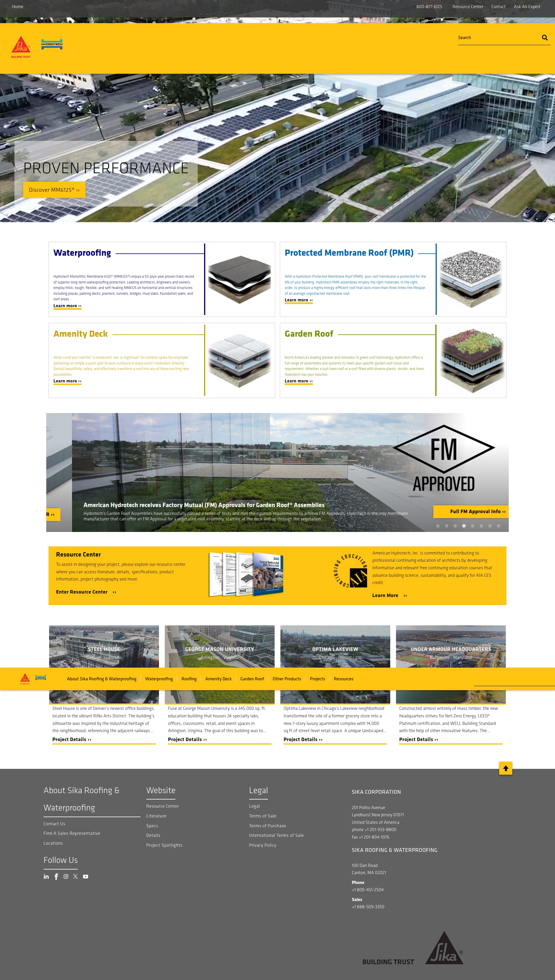 Screenshot of hydrotechusa.com