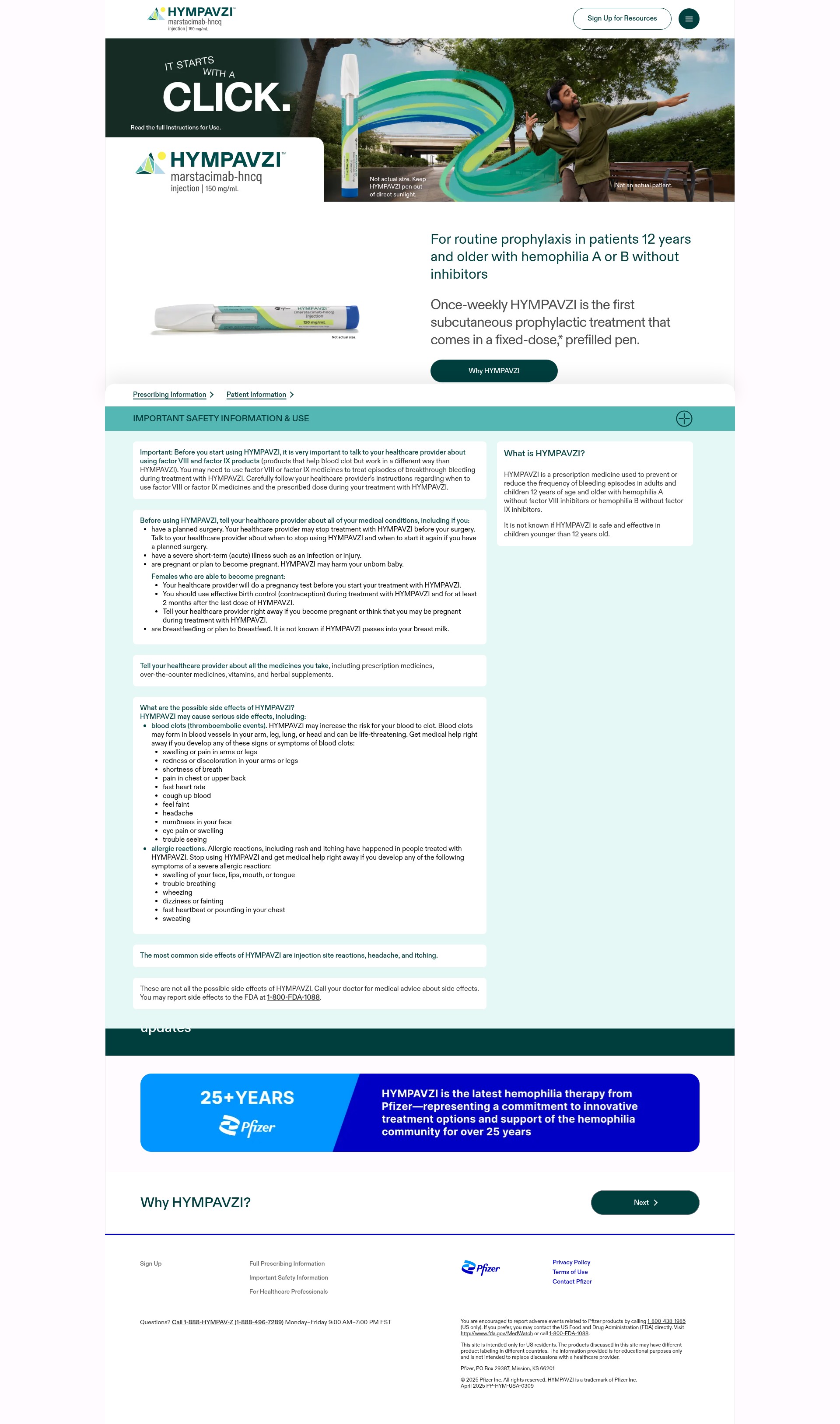 Screenshot of hympavzi.com