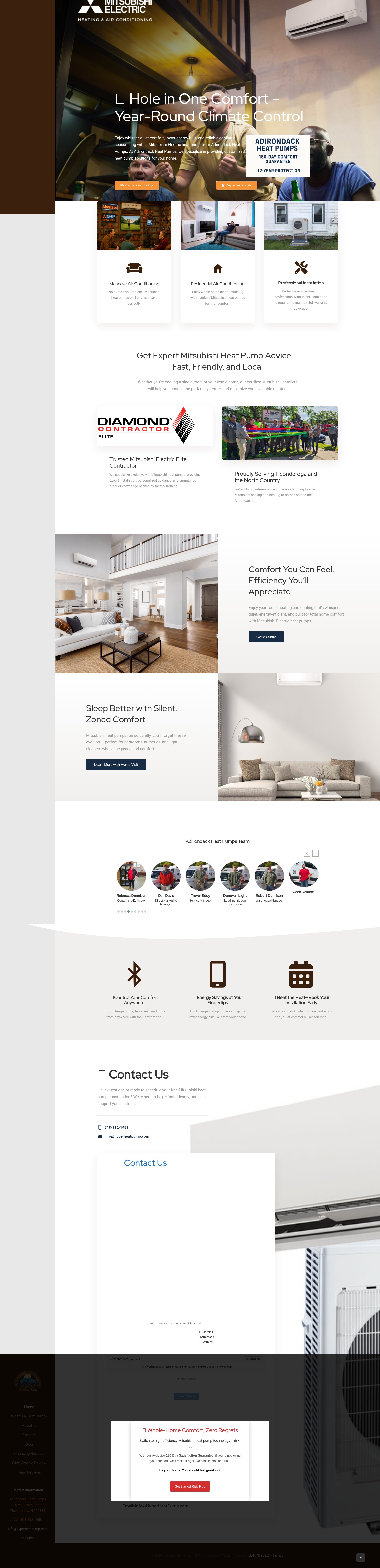 Screenshot of hyperheatpump.com