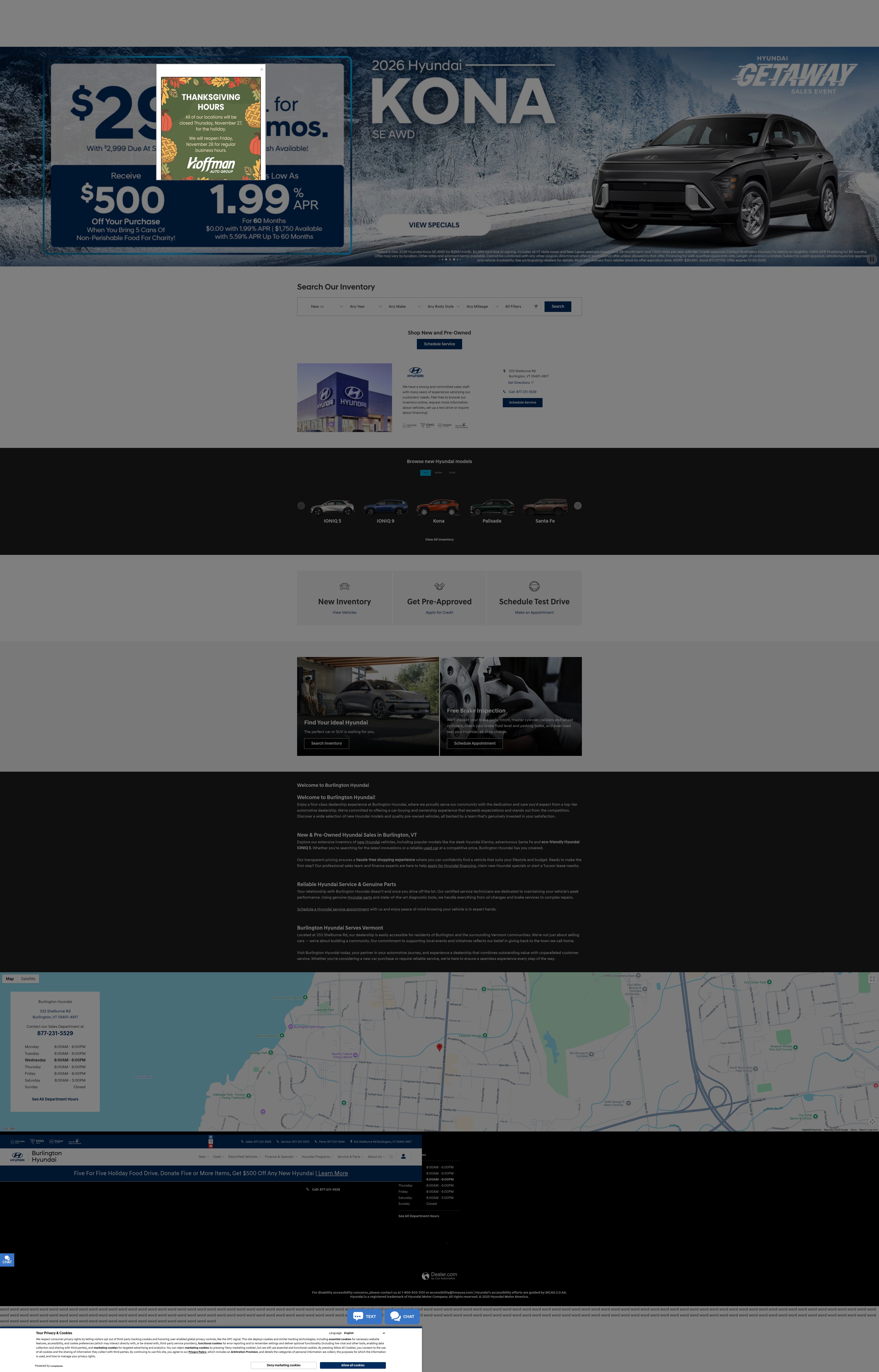 Screenshot of hyundaivt.com
