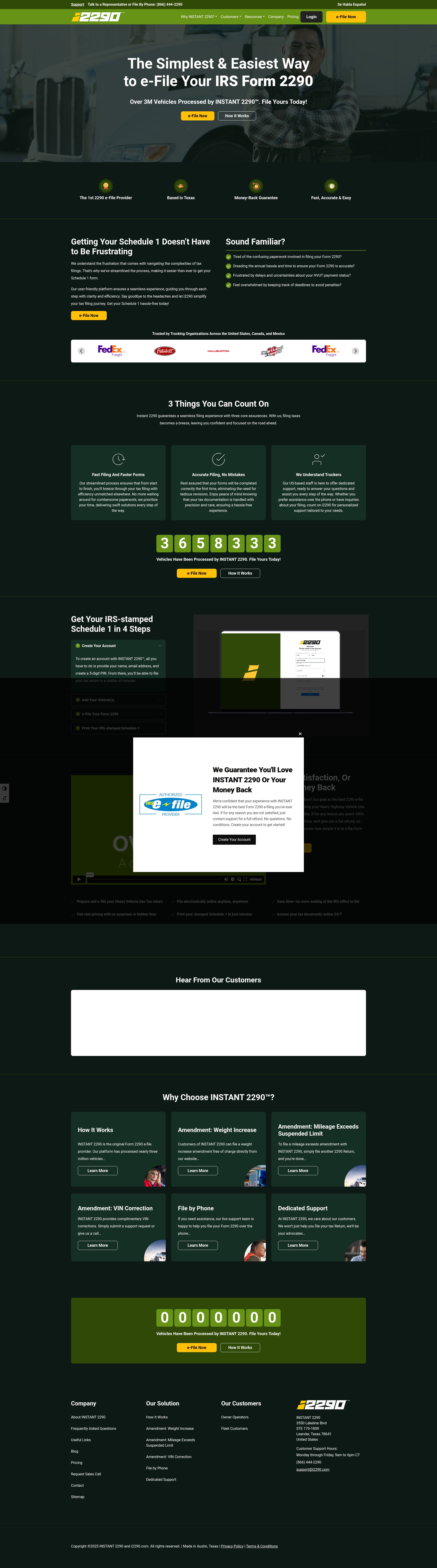 Screenshot of i2290.com