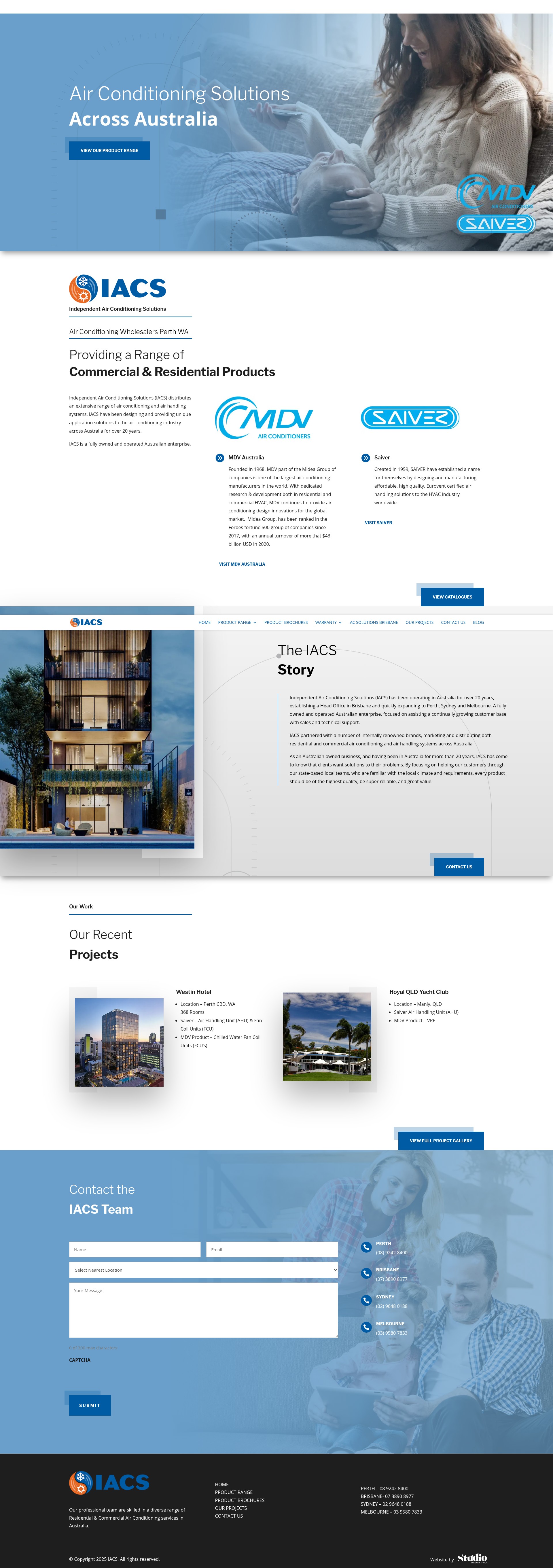 Screenshot of iacs.com.au